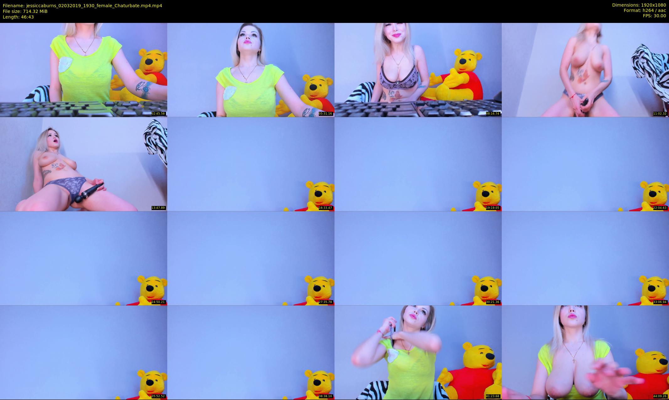 jessiccaburns — 47 minute Chaturbate female cam show recording, 1080p, Mar 2, 2019