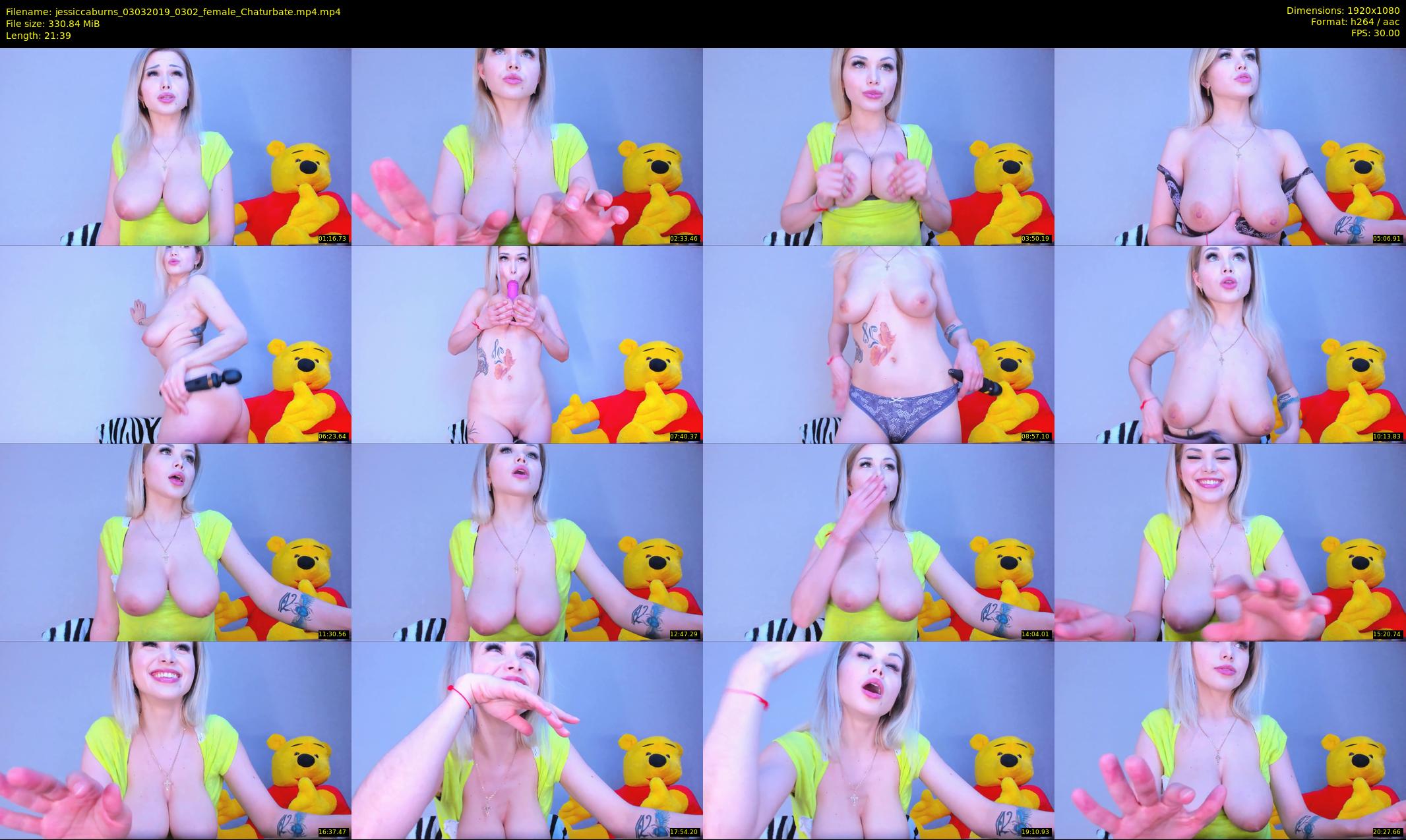 jessiccaburns — 22 minute Chaturbate female cam show recording, 1080p, Mar 3, 2019