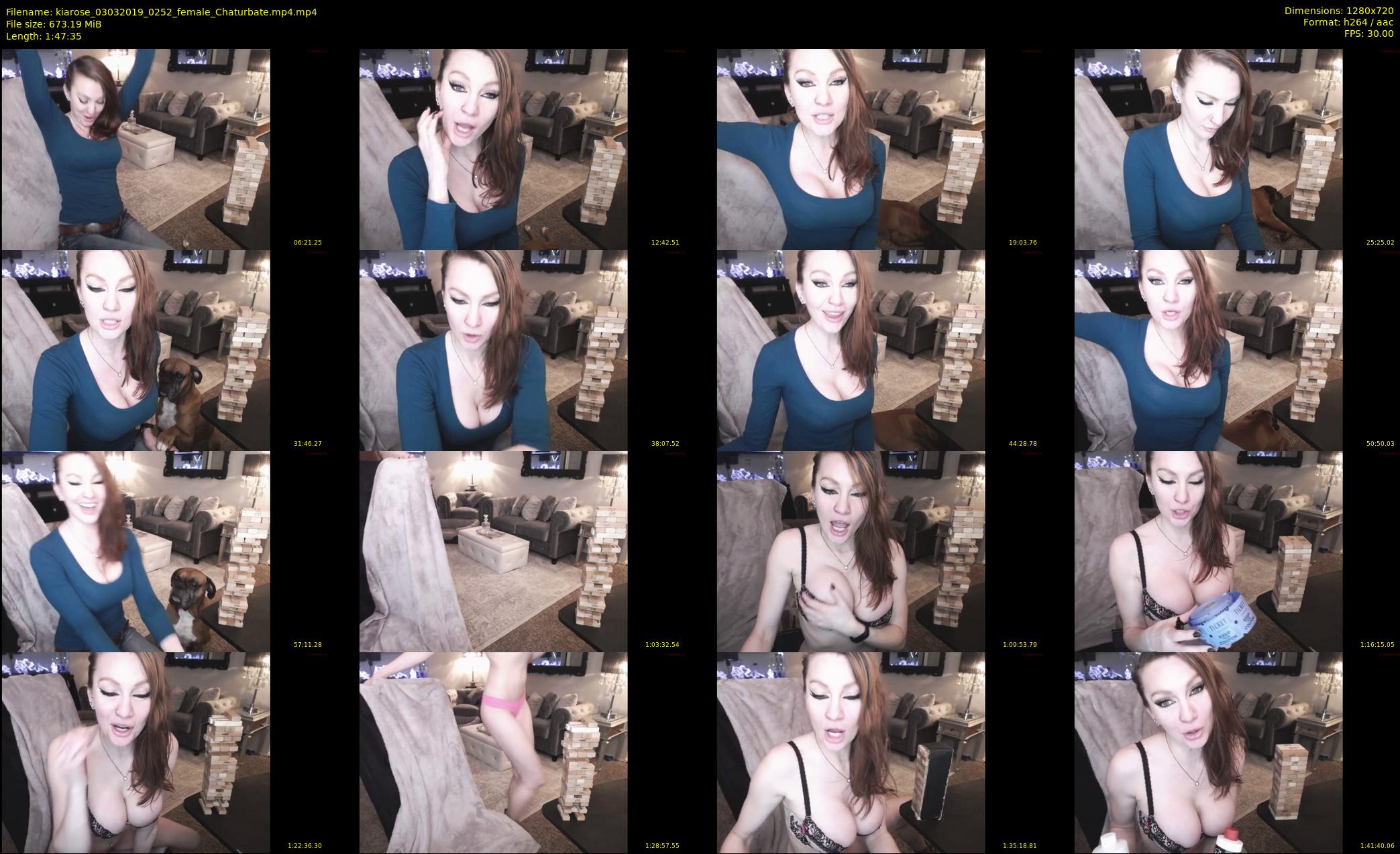 kiarose — 108 minute Chaturbate female cam show recording, 720p, Mar 3, 2019