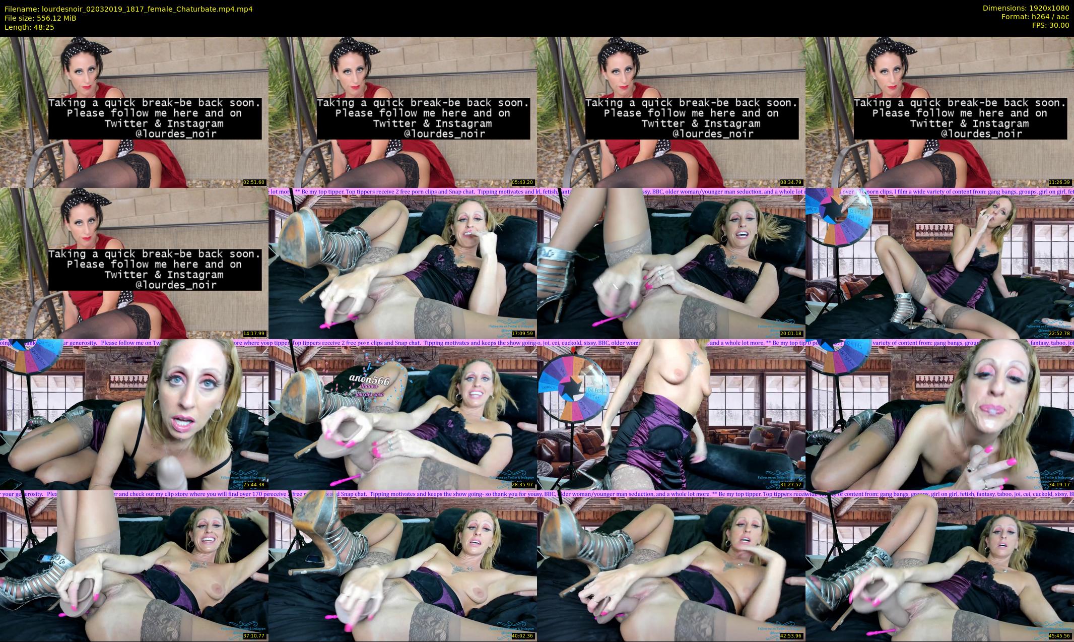 lourdesnoir — 49 minute Chaturbate female cam show recording, 1080p, Mar 2, 2019
