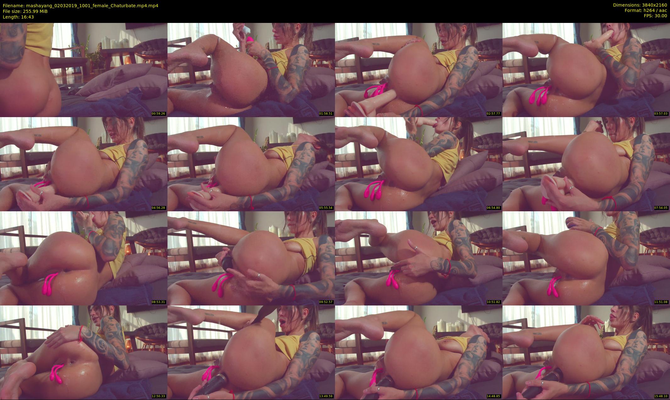 mashayang — 17 minute Chaturbate female cam show recording, 4K, Mar 2, 2019