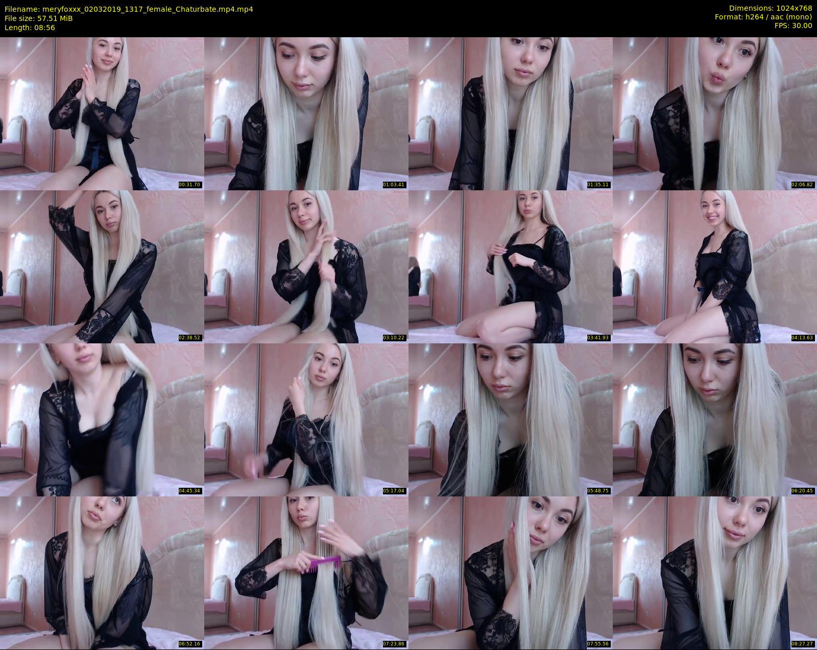 meryfoxxx — 9 minute Chaturbate female cam show recording, 720p, Mar 2, 2019