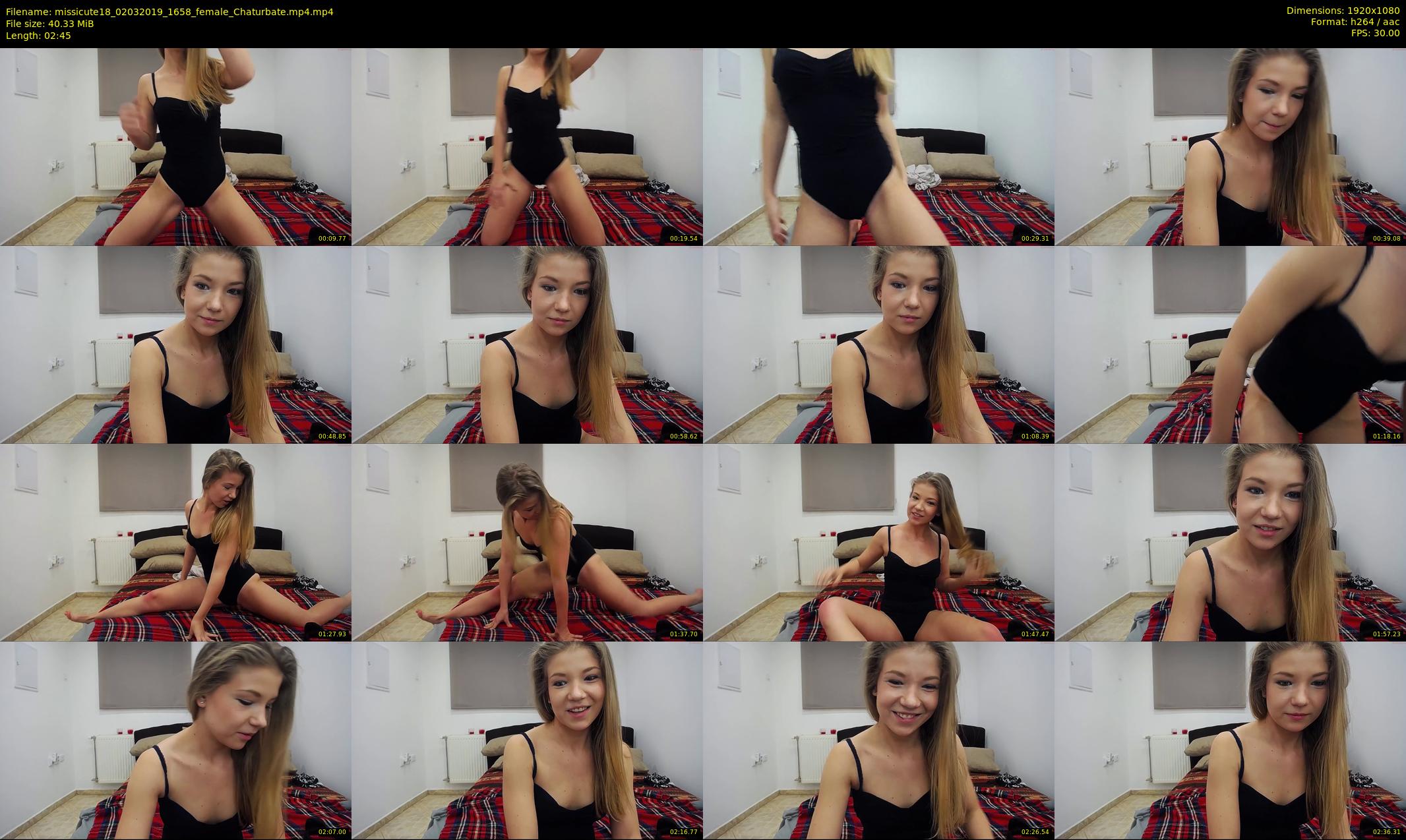 missicute18 — 3 minute Chaturbate female cam show recording, 1080p, Mar 2, 2019