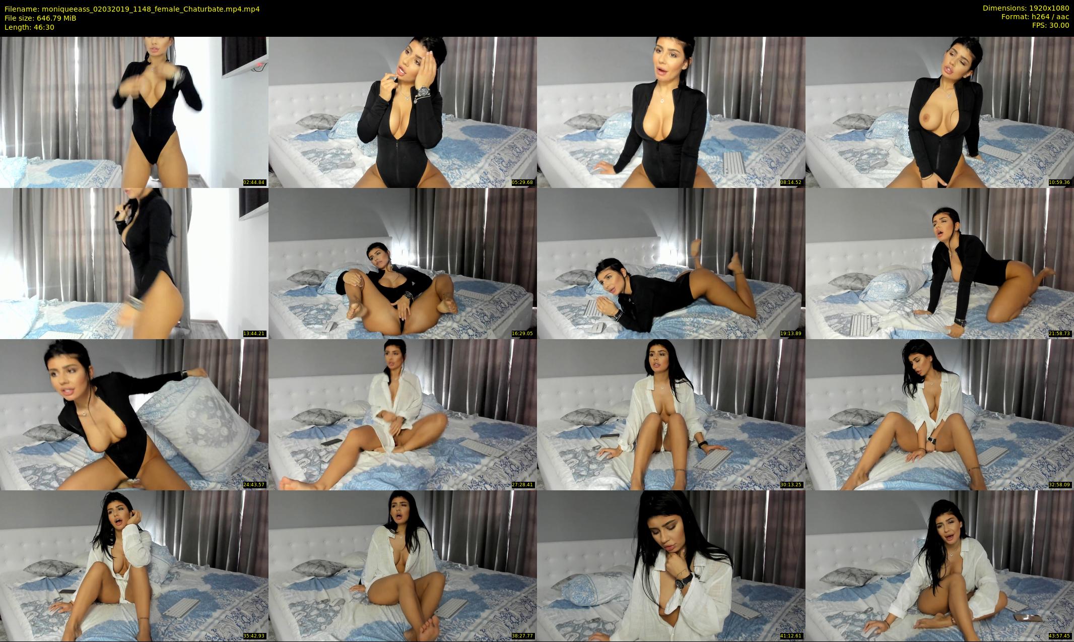 moniqueeass — 47 minute Chaturbate female cam show recording, 1080p, Mar 2, 2019