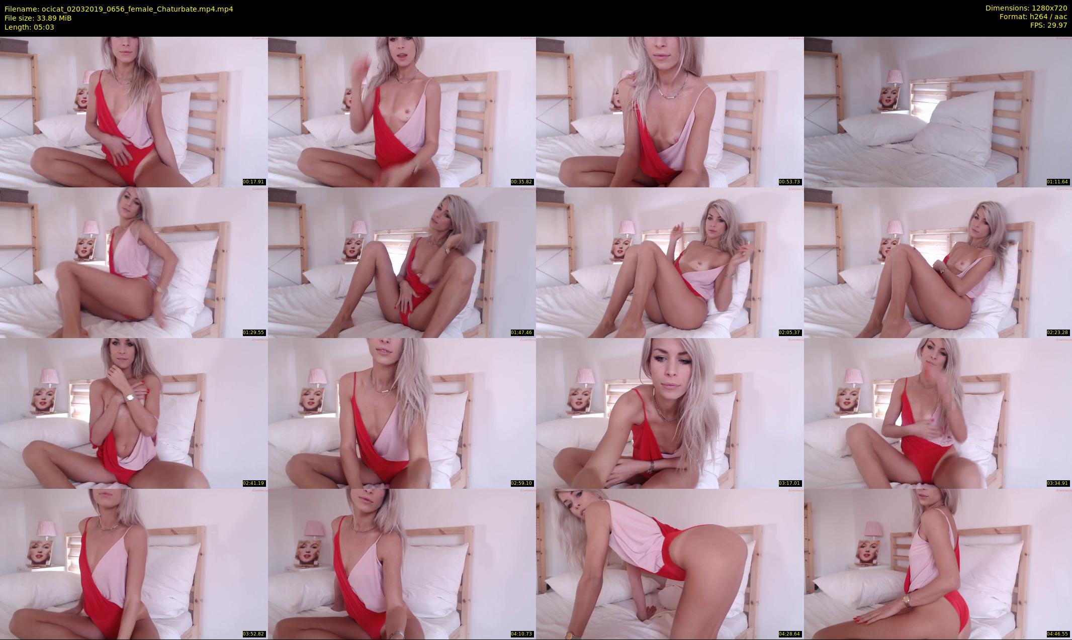 ocicat — 6 minute Chaturbate female cam show recording, 720p, Mar 2, 2019