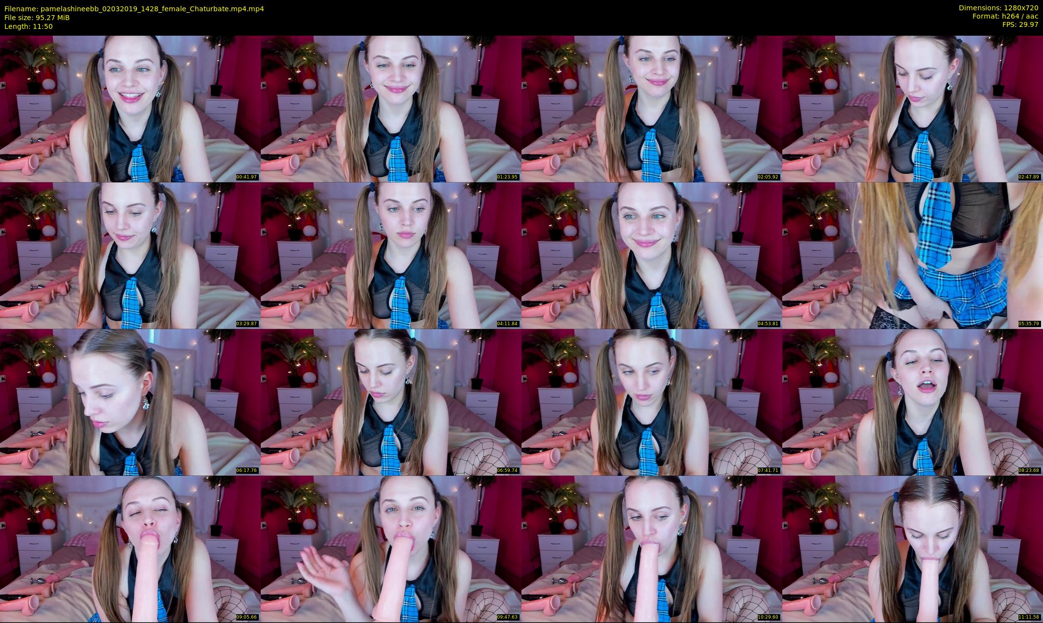 pamelashineebb — 12 minute Chaturbate female cam show recording, 720p, Mar 2, 2019