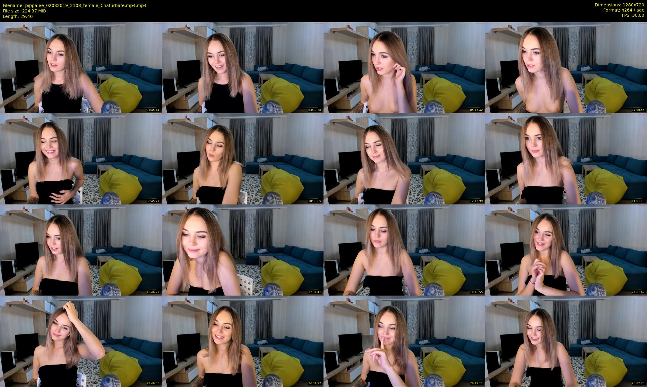 pippalee — 30 minute Chaturbate female cam show recording, 720p, Mar 2, 2019