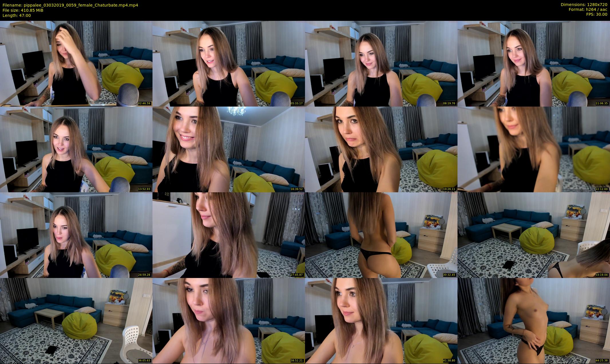 pippalee — 47 minute Chaturbate female cam show recording, 720p, Mar 3, 2019