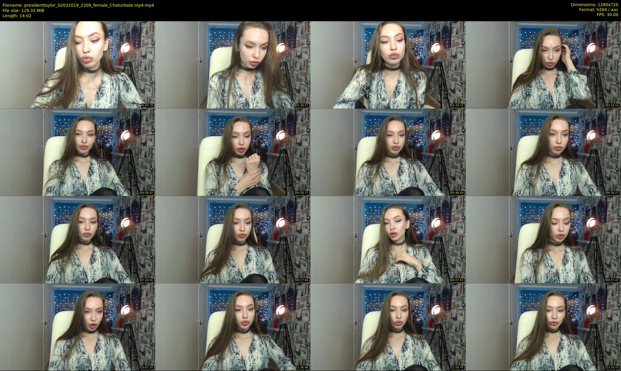 presidenttaylor — 15 minute Chaturbate female cam show recording, 720p, Mar 2, 2019