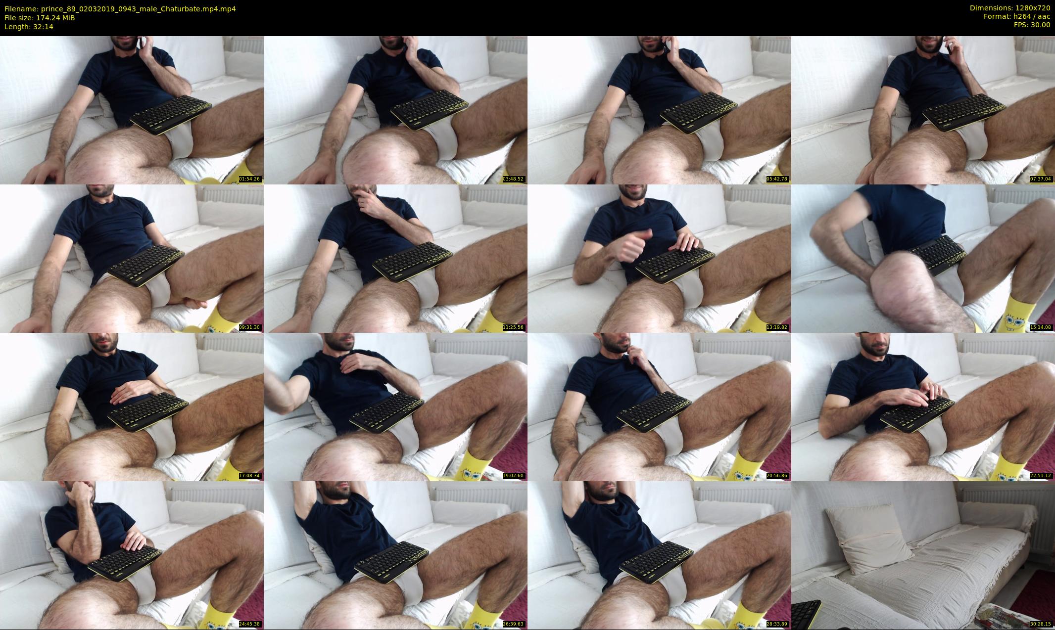 prince_89 — 33 minute Chaturbate male cam show recording, 720p, Mar 2, 2019