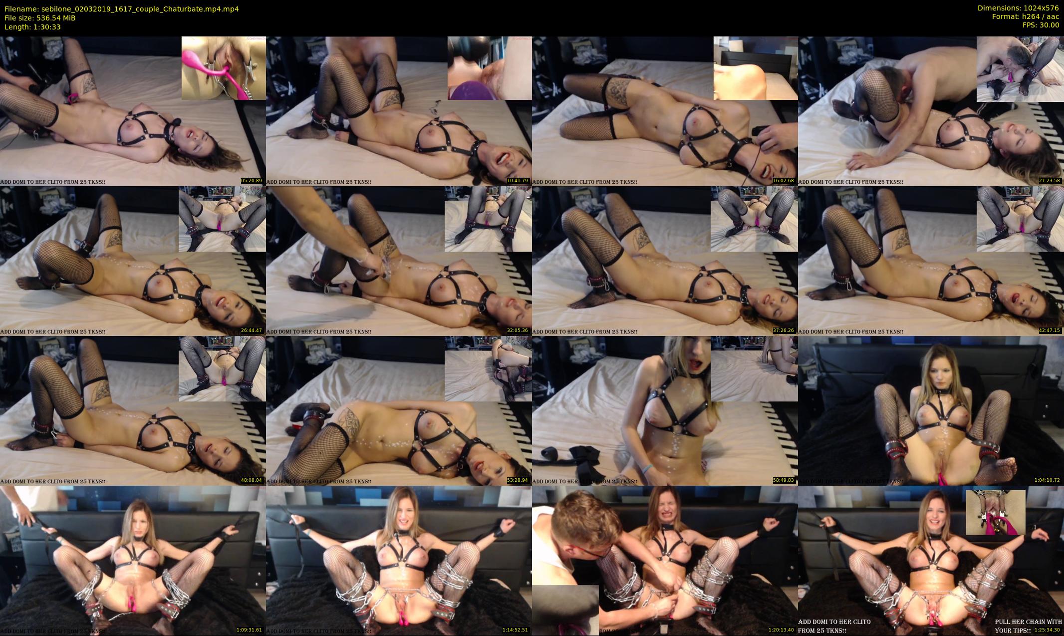 sebilone — 91 minute Chaturbate couple cam show recording, 480p, Mar 2, 2019