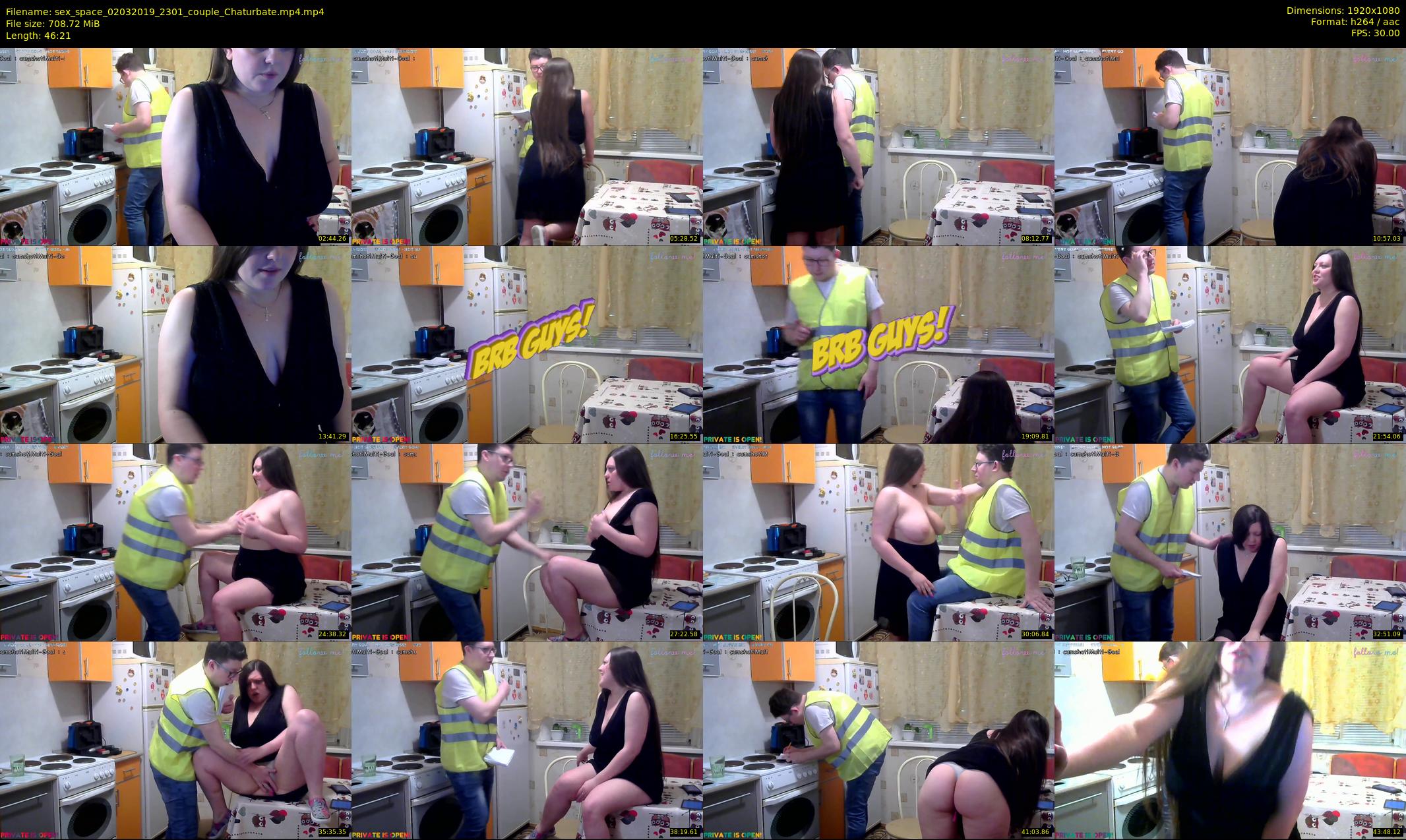 sex_space — 47 minute Chaturbate couple cam show recording, 1080p, Mar 2, 2019
