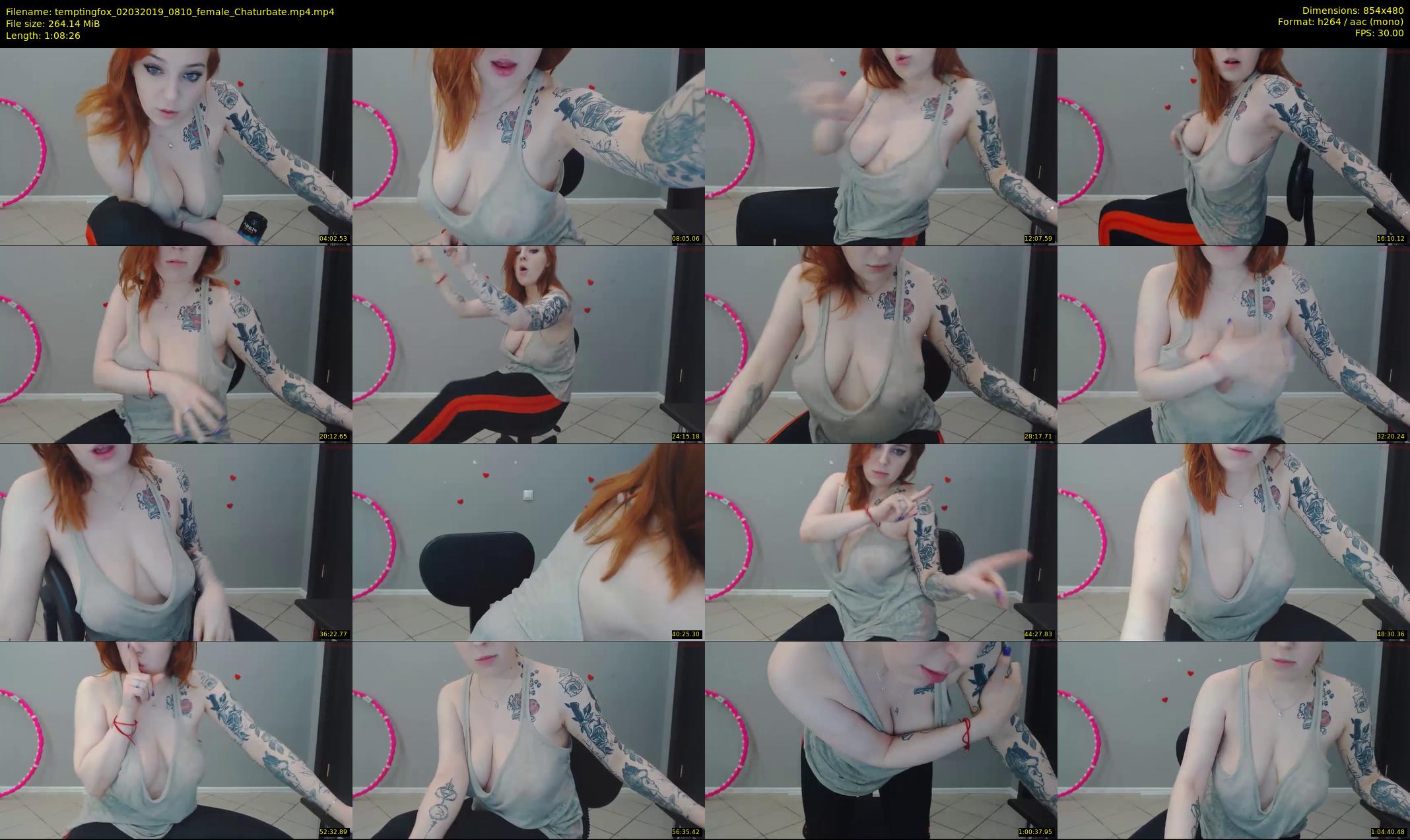 temptingfox — 69 minute Chaturbate female cam show recording, 480p, Mar 2, 2019