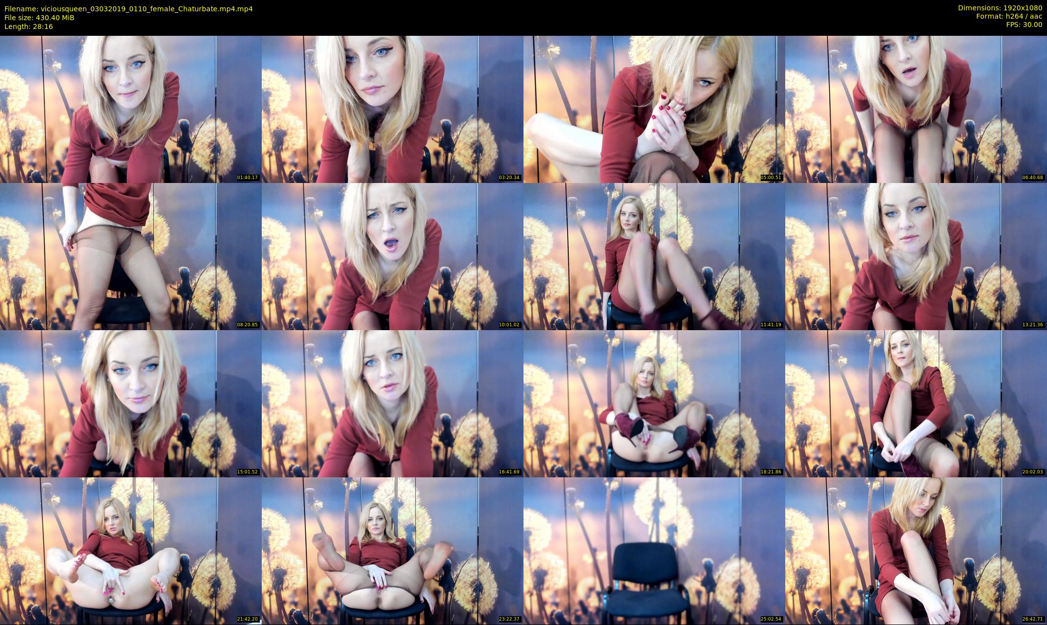 viciousqueen — 29 minute Chaturbate female cam show recording, 1080p, Mar 3, 2019