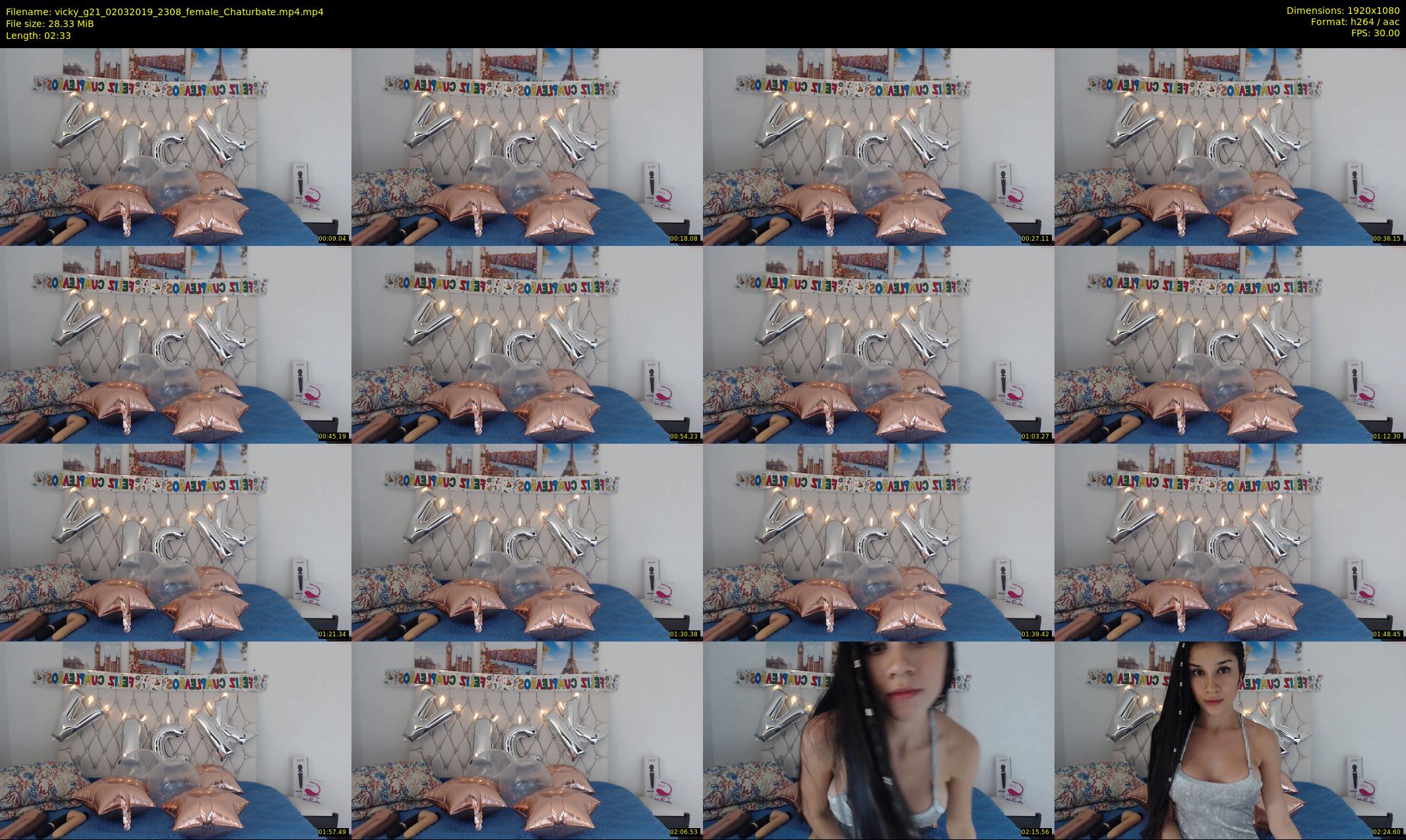 vicky_g21 — 3 minute Chaturbate female cam show recording, 1080p, Mar 2, 2019