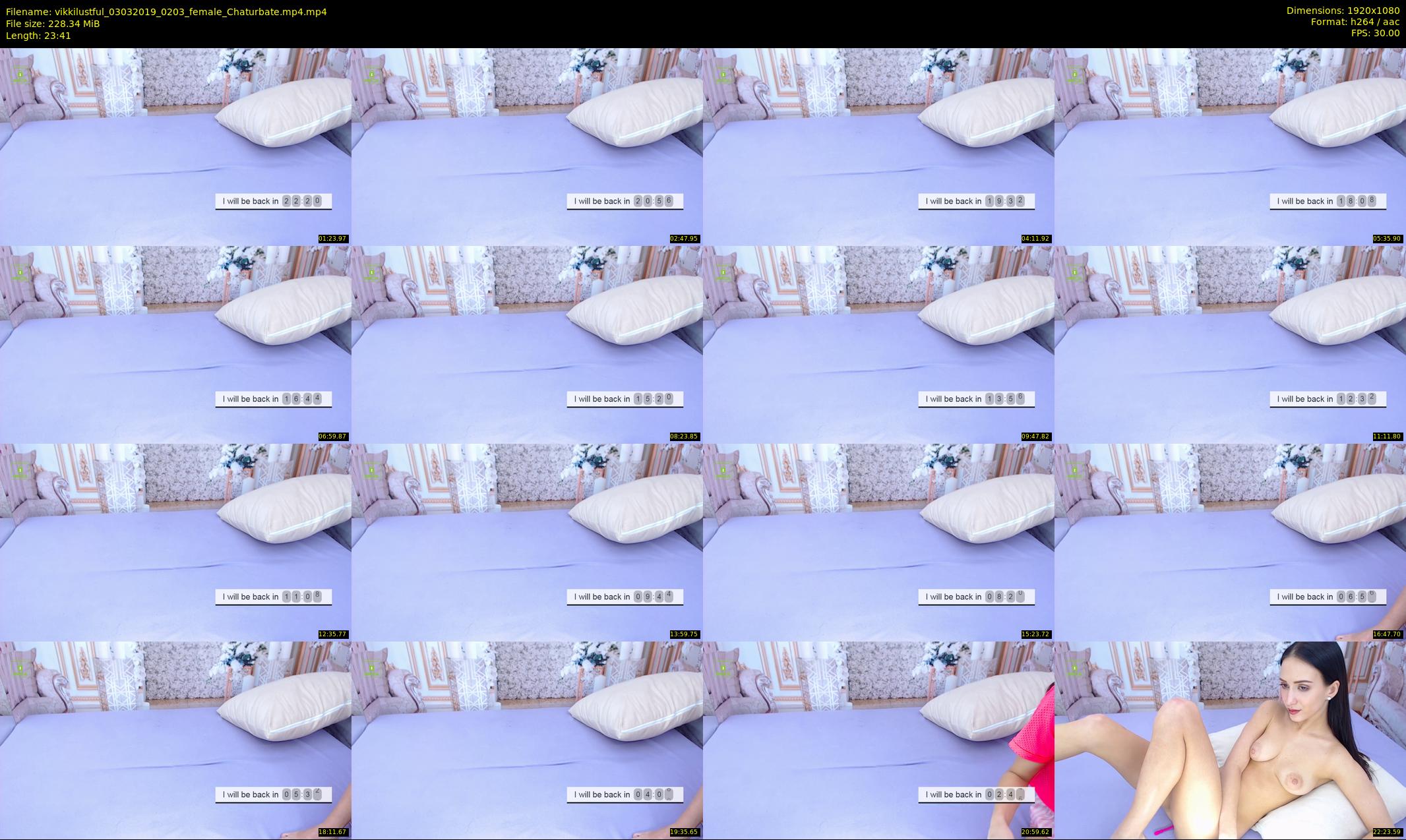 vikkilustful — 24 minute Chaturbate female cam show recording, 1080p, Mar 3, 2019