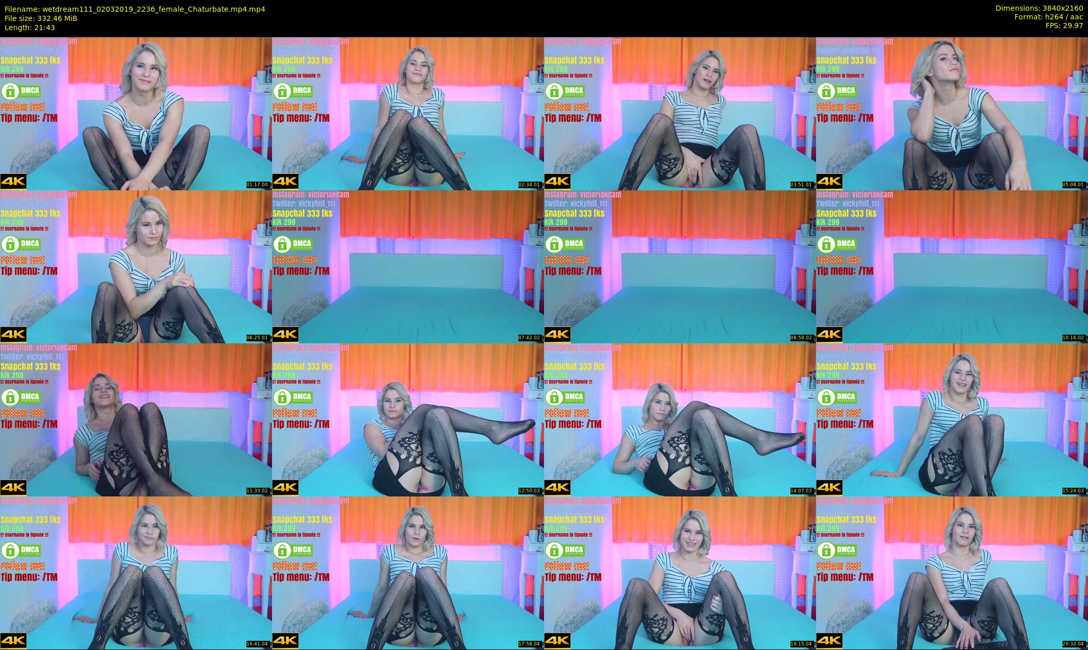 wetdream111 — 22 minute Chaturbate couple cam show recording, 4K, Mar 2, 2019