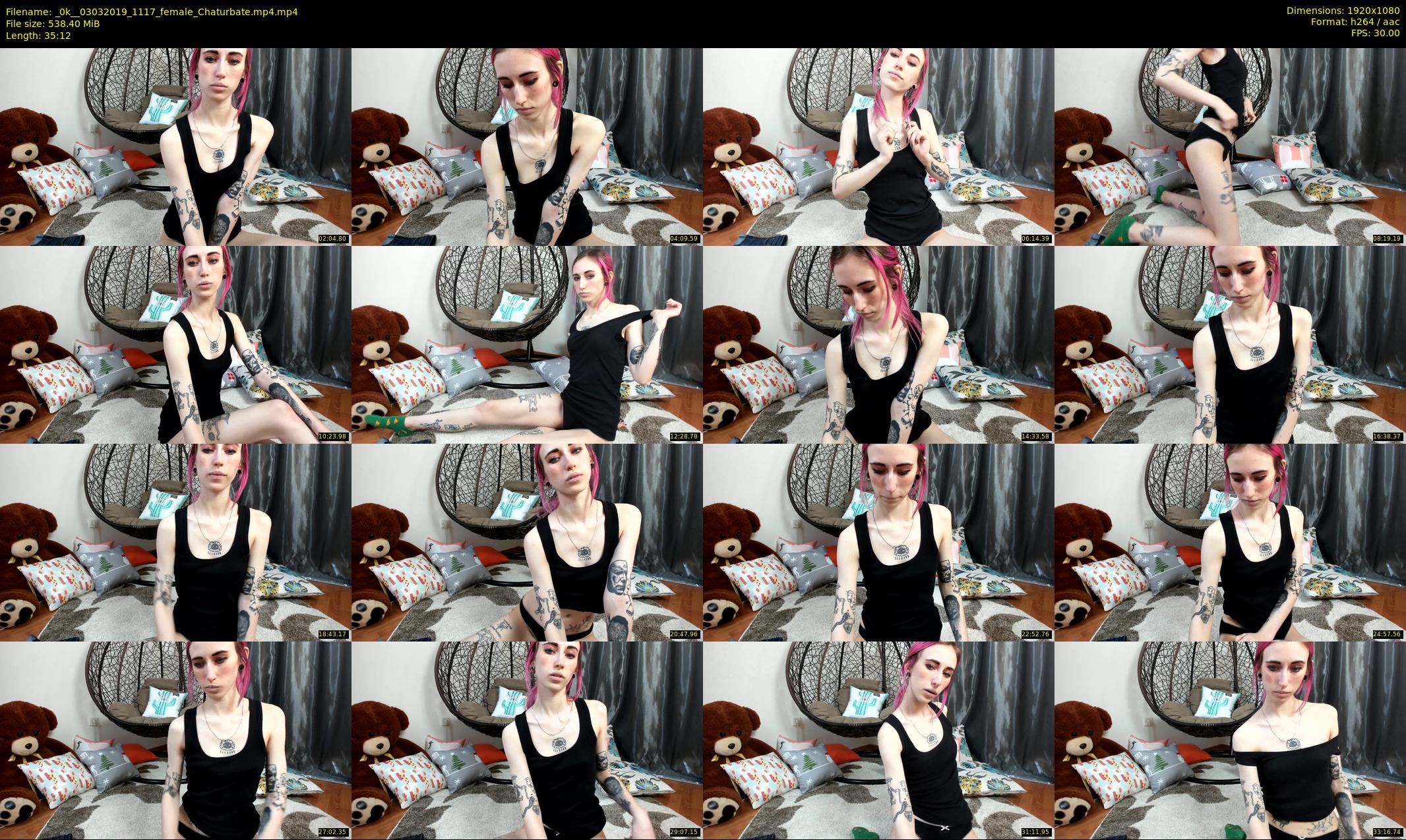 _0k_ — 36 minute Chaturbate female cam show recording, 1080p, Mar 3, 2019