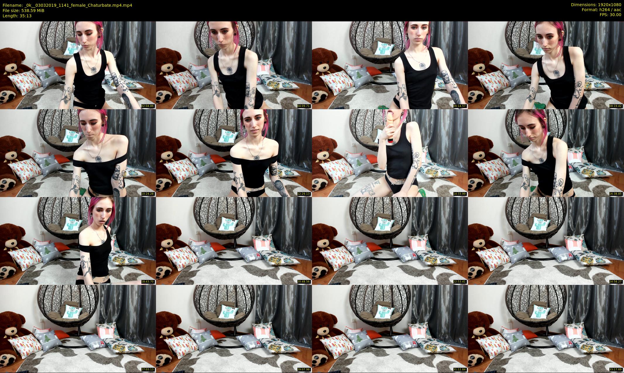_0k_ — 36 minute Chaturbate female cam show recording, 1080p, Mar 3, 2019