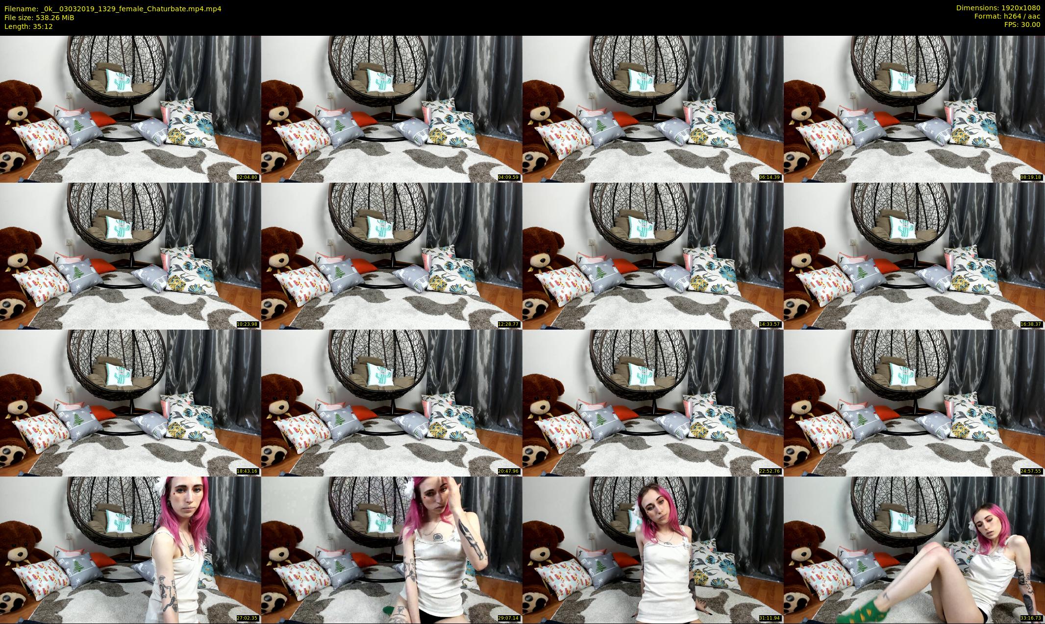 _0k_ — 36 minute Chaturbate female cam show recording, 1080p, Mar 3, 2019