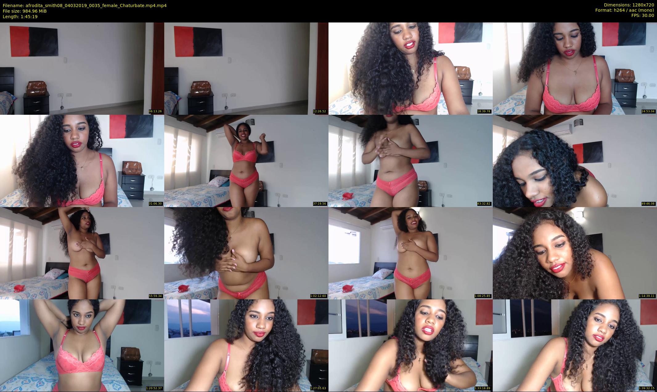 afrodita_smith08 — 106 minute Chaturbate female cam show recording, 720p, Mar 4, 2019