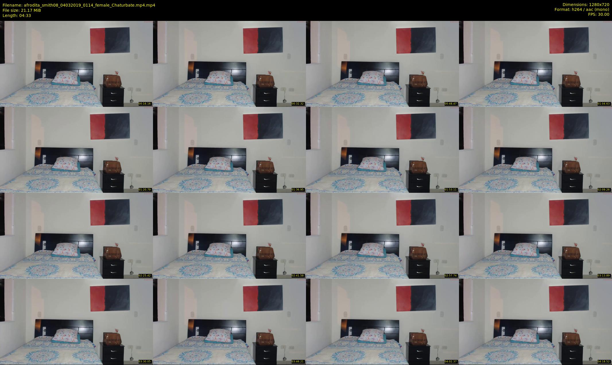 afrodita_smith08 — 5 minute Chaturbate female cam show recording, 720p, Mar 4, 2019