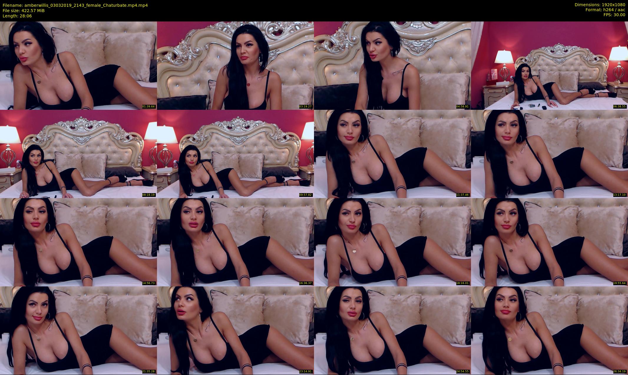 amberwillis — 29 minute Chaturbate female cam show recording, 1080p, Mar 3, 2019