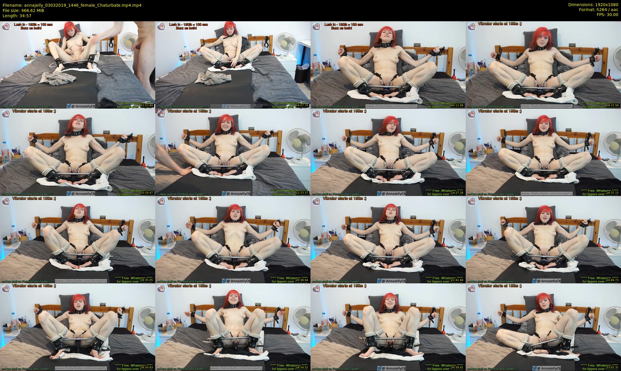 annajelly — 35 minute Chaturbate couple cam show recording, 1080p, Mar 3, 2019