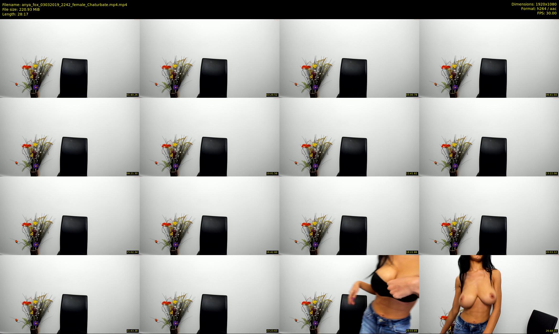 anya_fox — 29 minute Chaturbate female cam show recording, 1080p, Mar 3, 2019