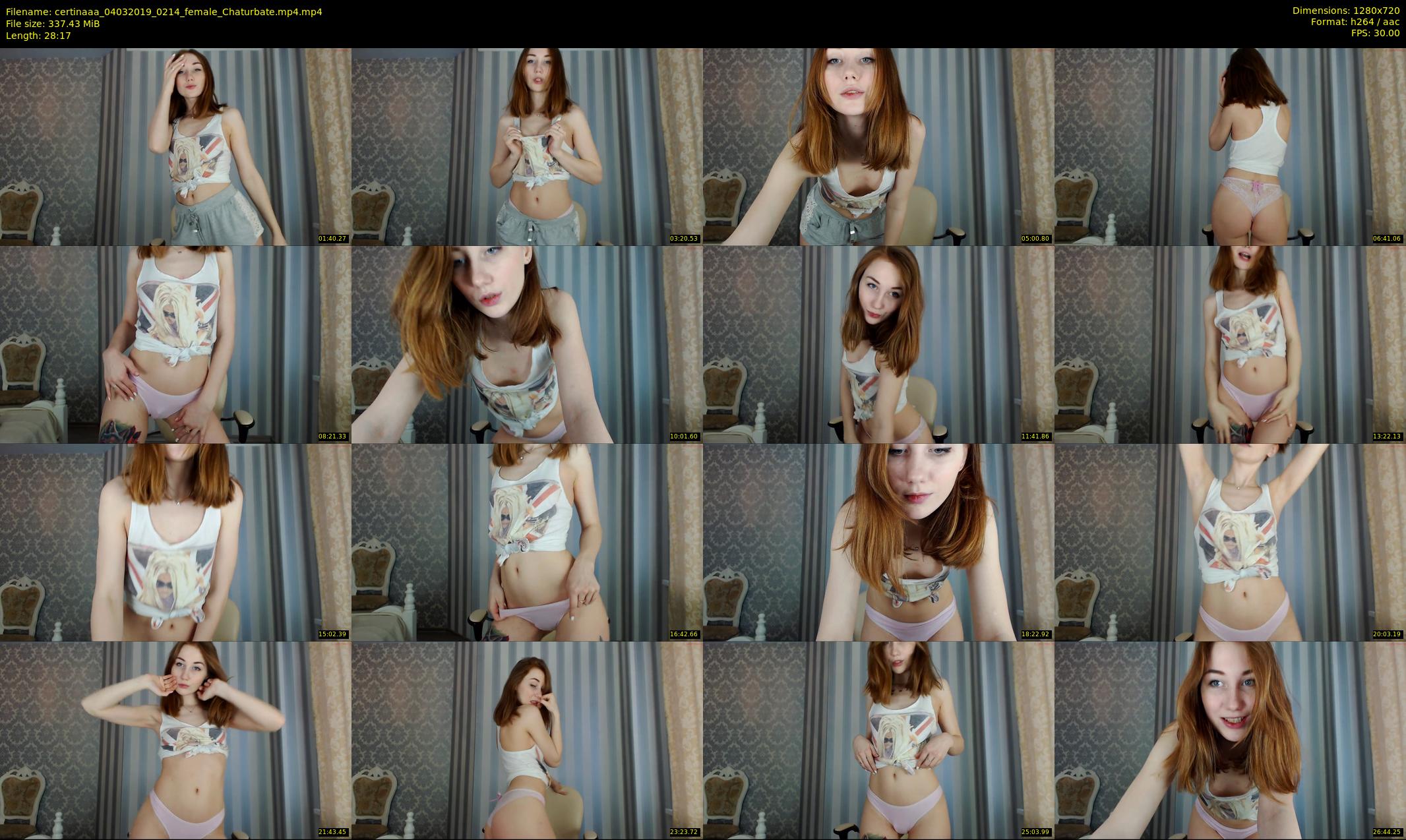 certinaaa — 29 minute Chaturbate female cam show recording, 720p, Mar 4, 2019