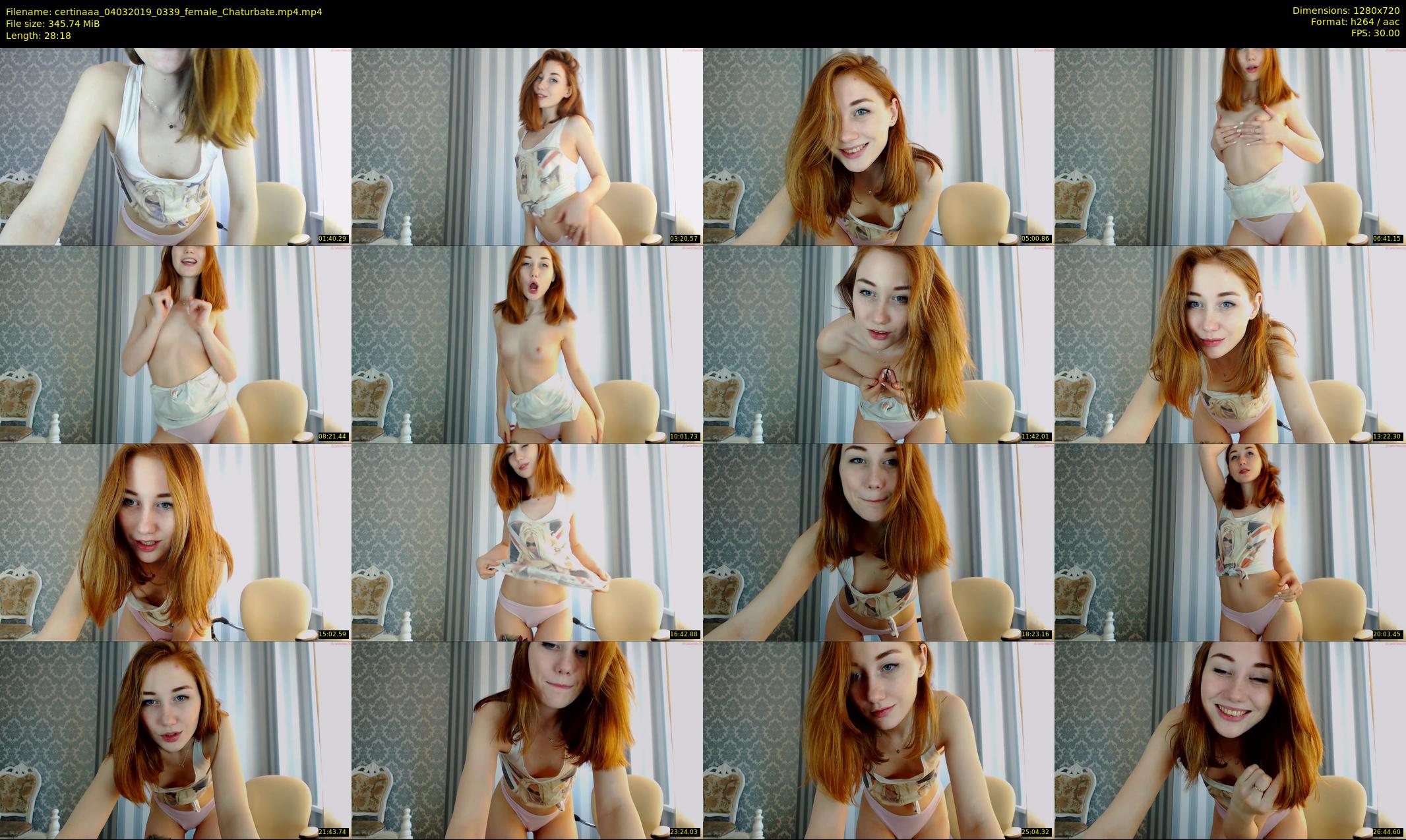certinaaa — 29 minute Chaturbate female cam show recording, 720p, Mar 4, 2019