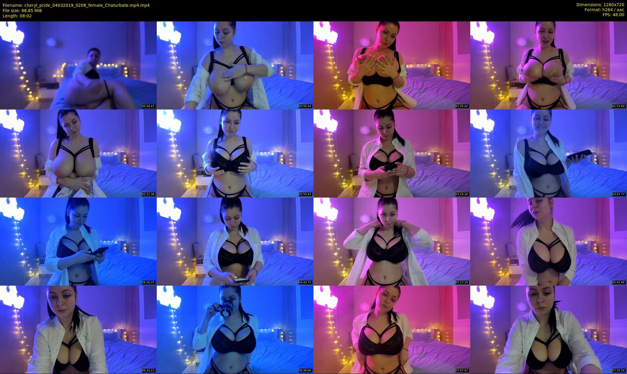 cheryl_pride — 9 minute Chaturbate female cam show recording, 720p, Mar 4, 2019