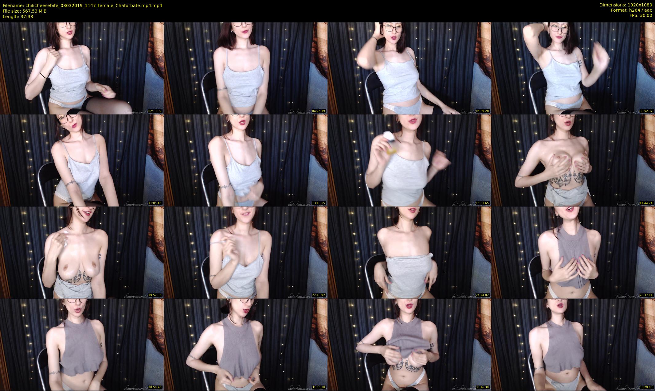 chilicheesebite — 38 minute Chaturbate female cam show recording, 1080p, Mar 3, 2019