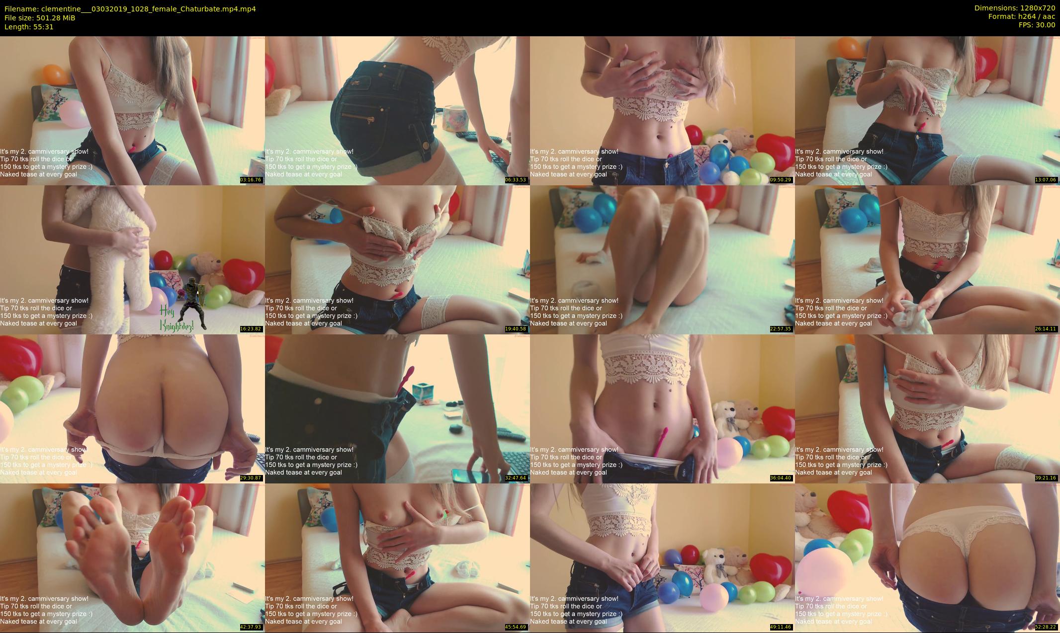clementine__ — 56 minute Chaturbate female cam show recording, 720p, Mar 3, 2019