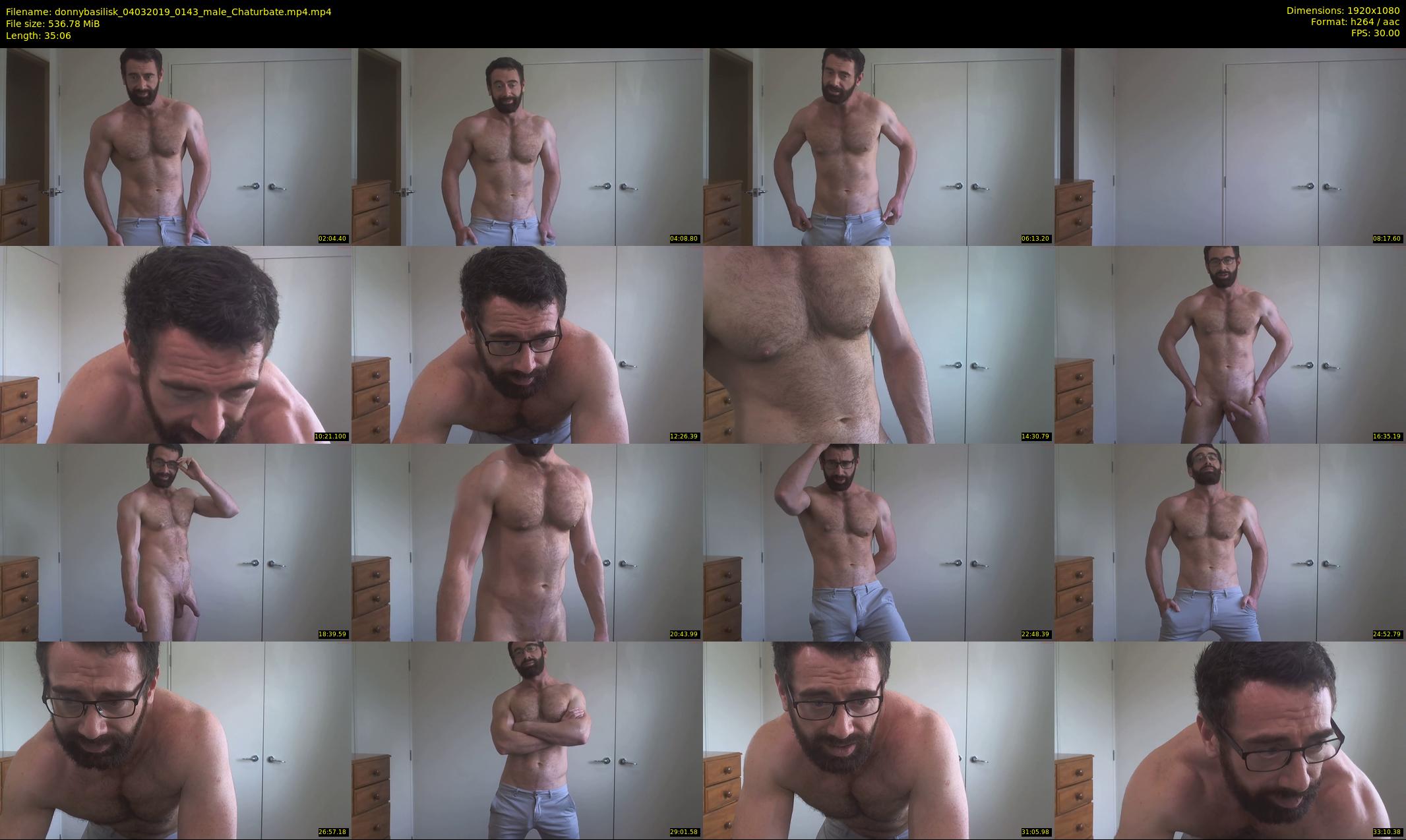 donnybasilisk — 36 minute Chaturbate male cam show recording, 1080p, Mar 4, 2019