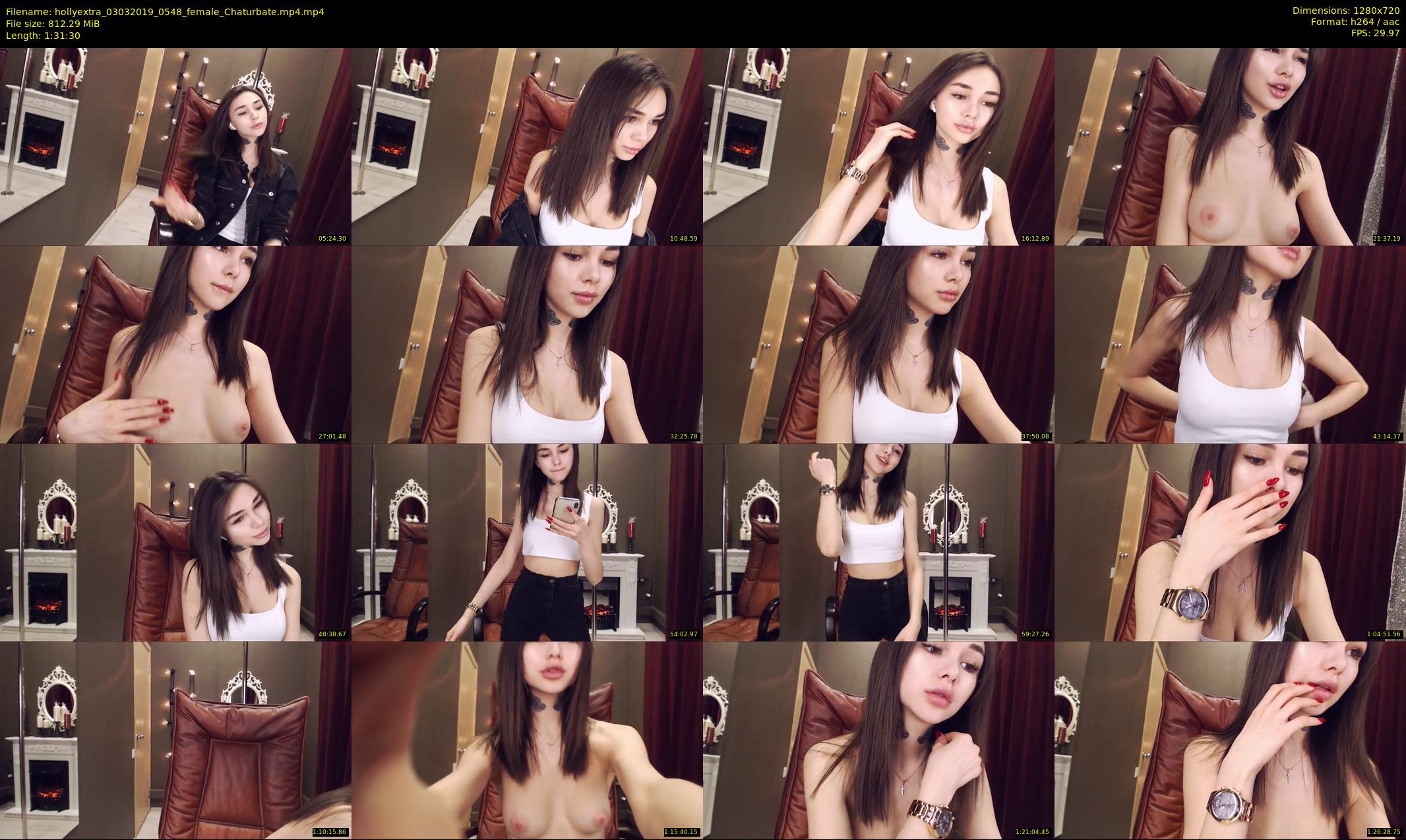 hollyextra — 92 minute Chaturbate female cam show recording, 720p, Mar 3, 2019