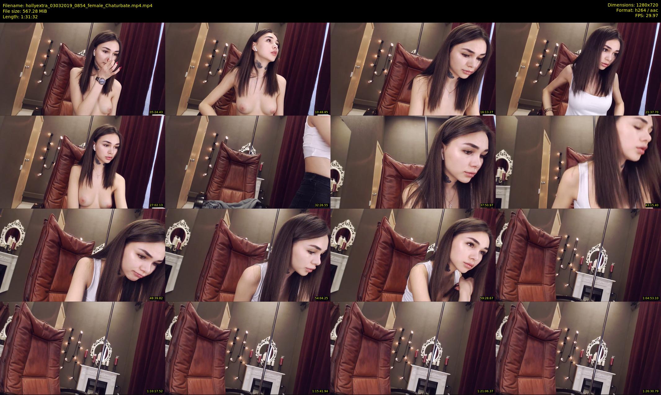 hollyextra — 92 minute Chaturbate female cam show recording, 720p, Mar 3, 2019