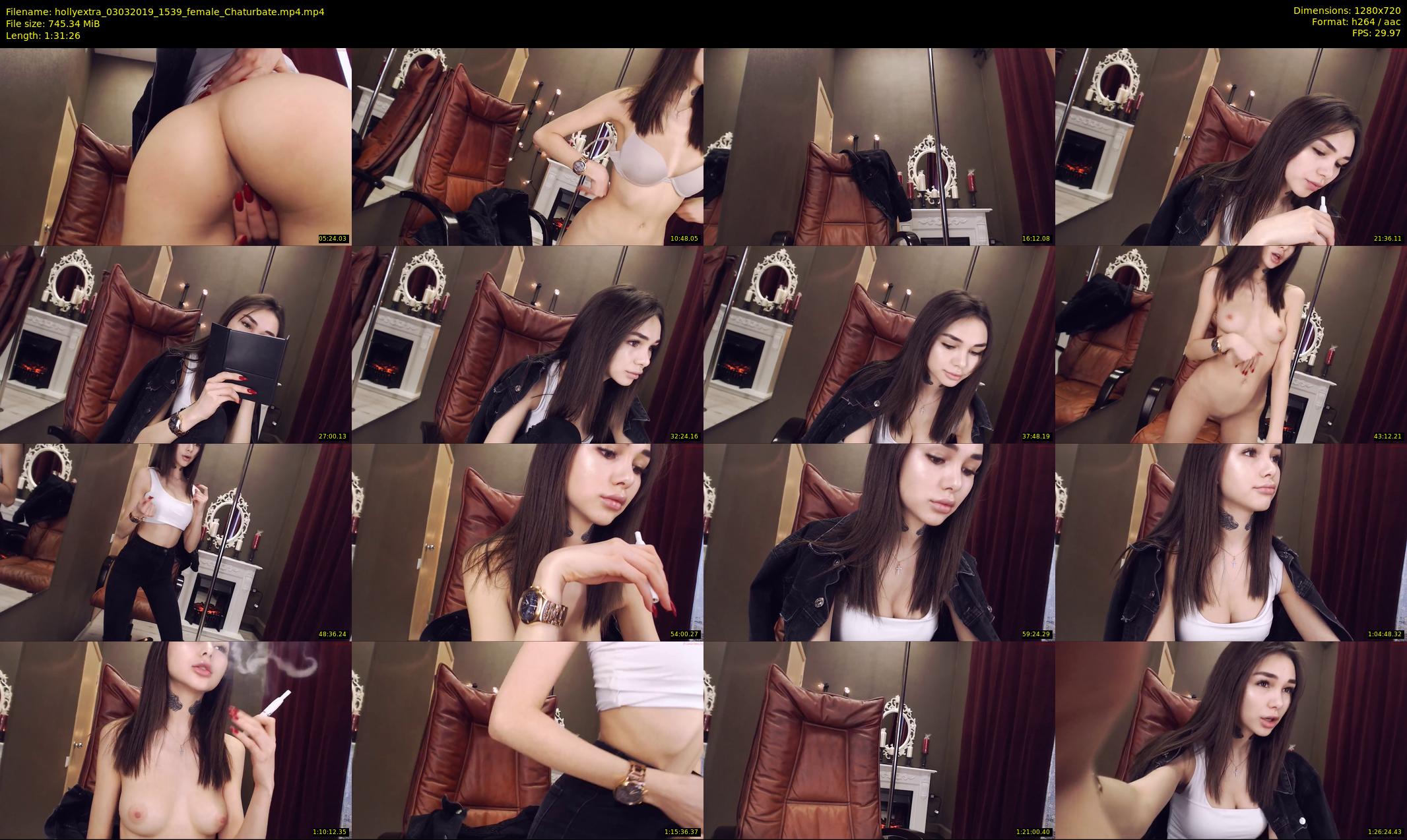 hollyextra — 92 minute Chaturbate female cam show recording, 720p, Mar 3, 2019