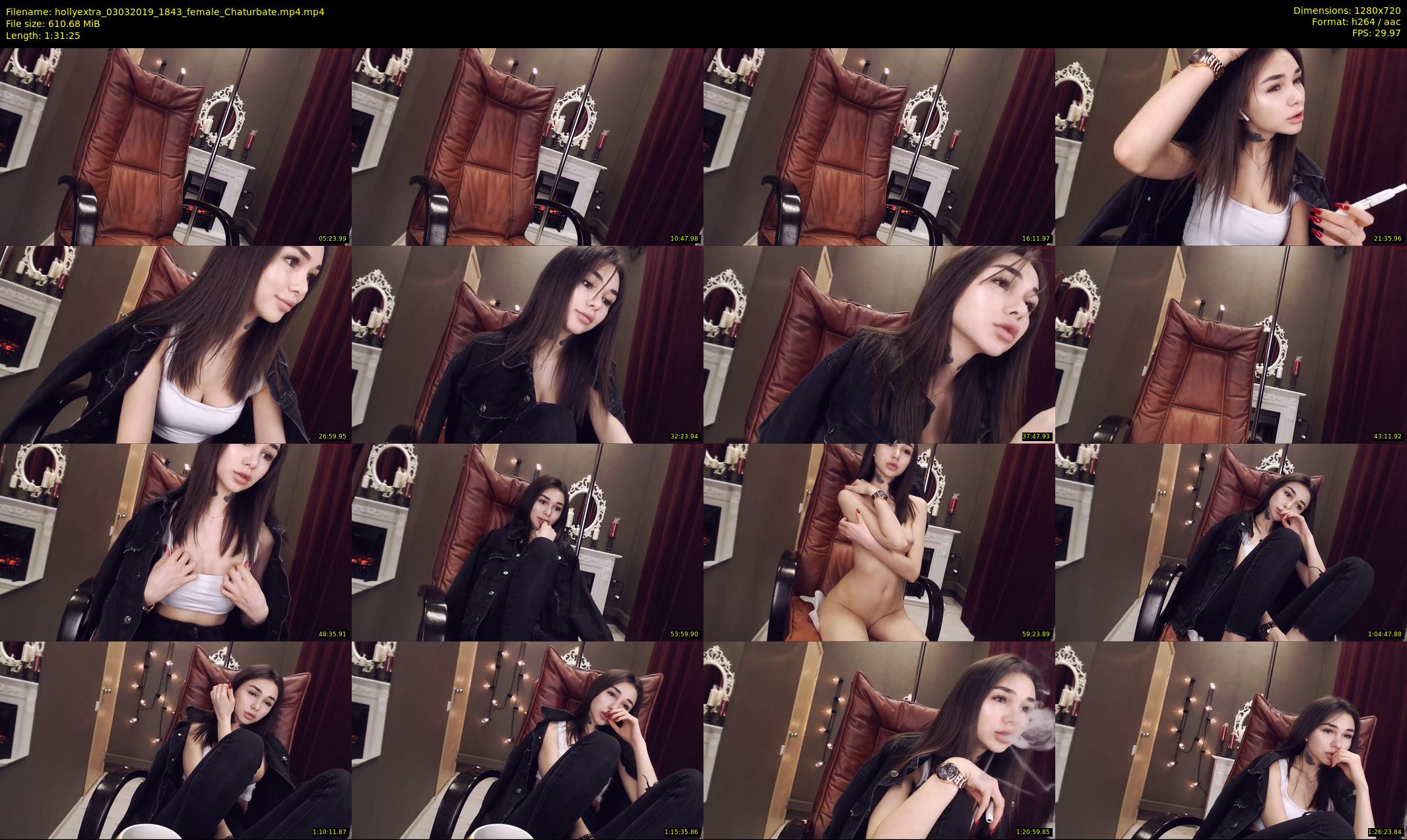 hollyextra — 92 minute Chaturbate female cam show recording, 720p, Mar 3, 2019