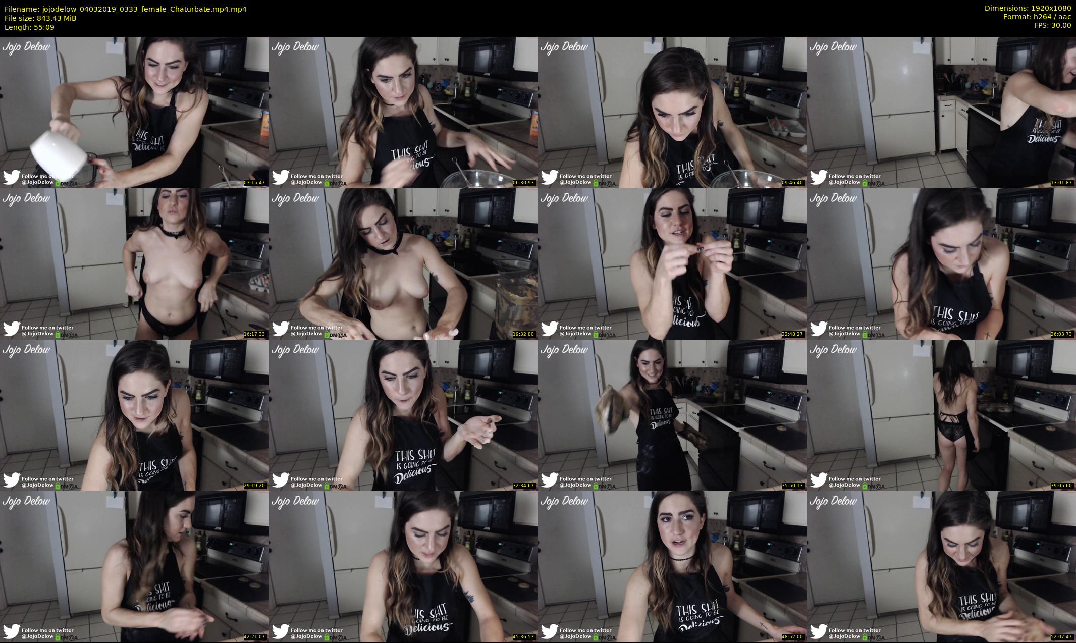 jojodelow — 56 minute Chaturbate female cam show recording, 1080p, Mar 4, 2019