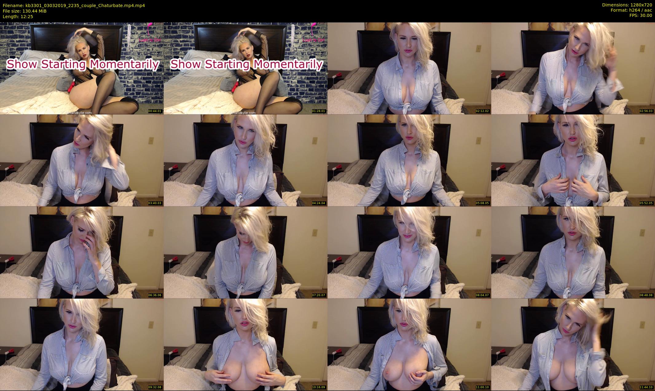kb3301 — 13 minute Chaturbate couple cam show recording, 720p, Mar 3, 2019