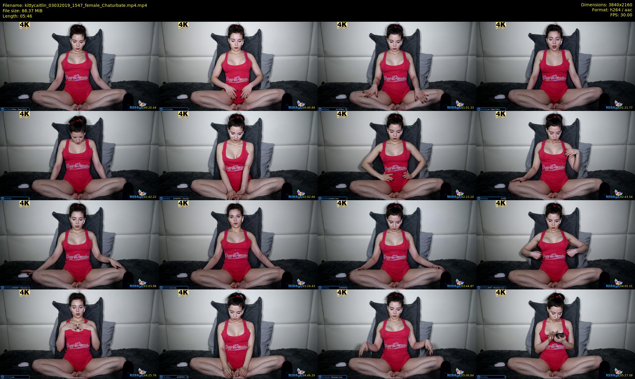 kittycaitlin — 6 minute Chaturbate female cam show recording, 4K, Mar 3, 2019