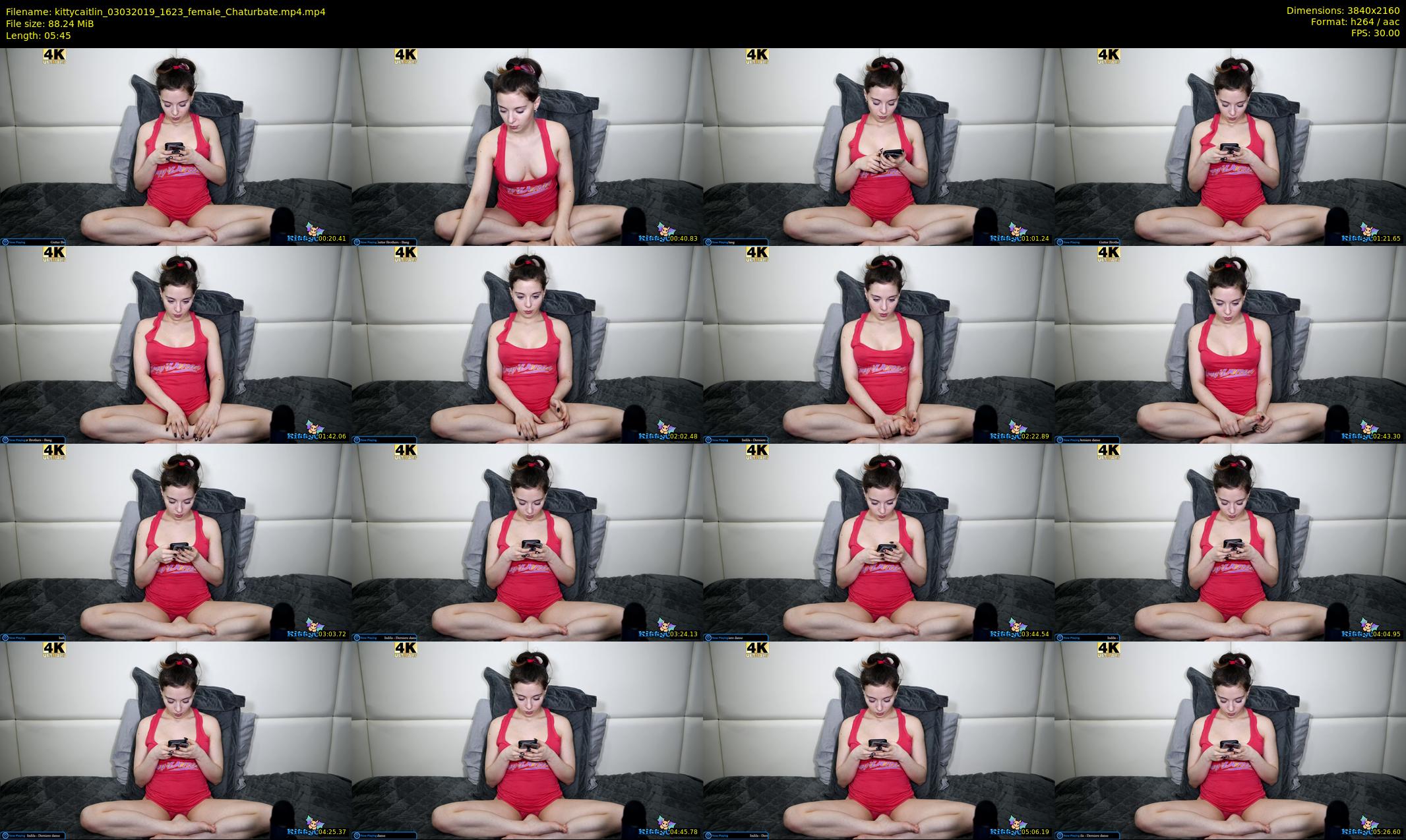 kittycaitlin — 6 minute Chaturbate female cam show recording, 4K, Mar 3, 2019
