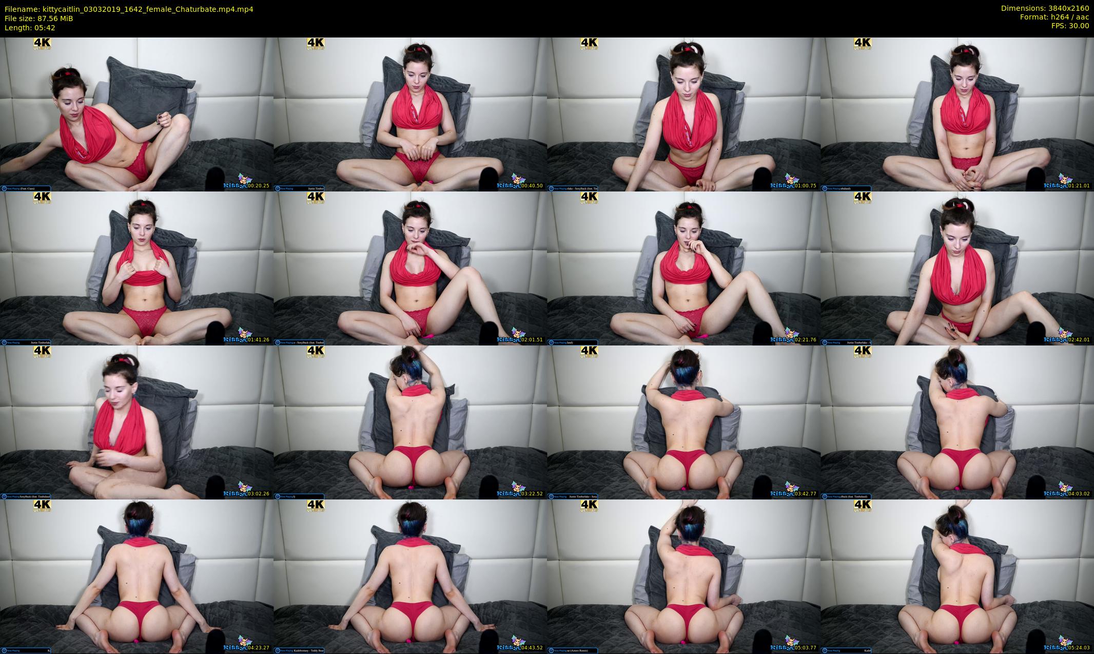 kittycaitlin — 6 minute Chaturbate female cam show recording, 4K, Mar 3, 2019