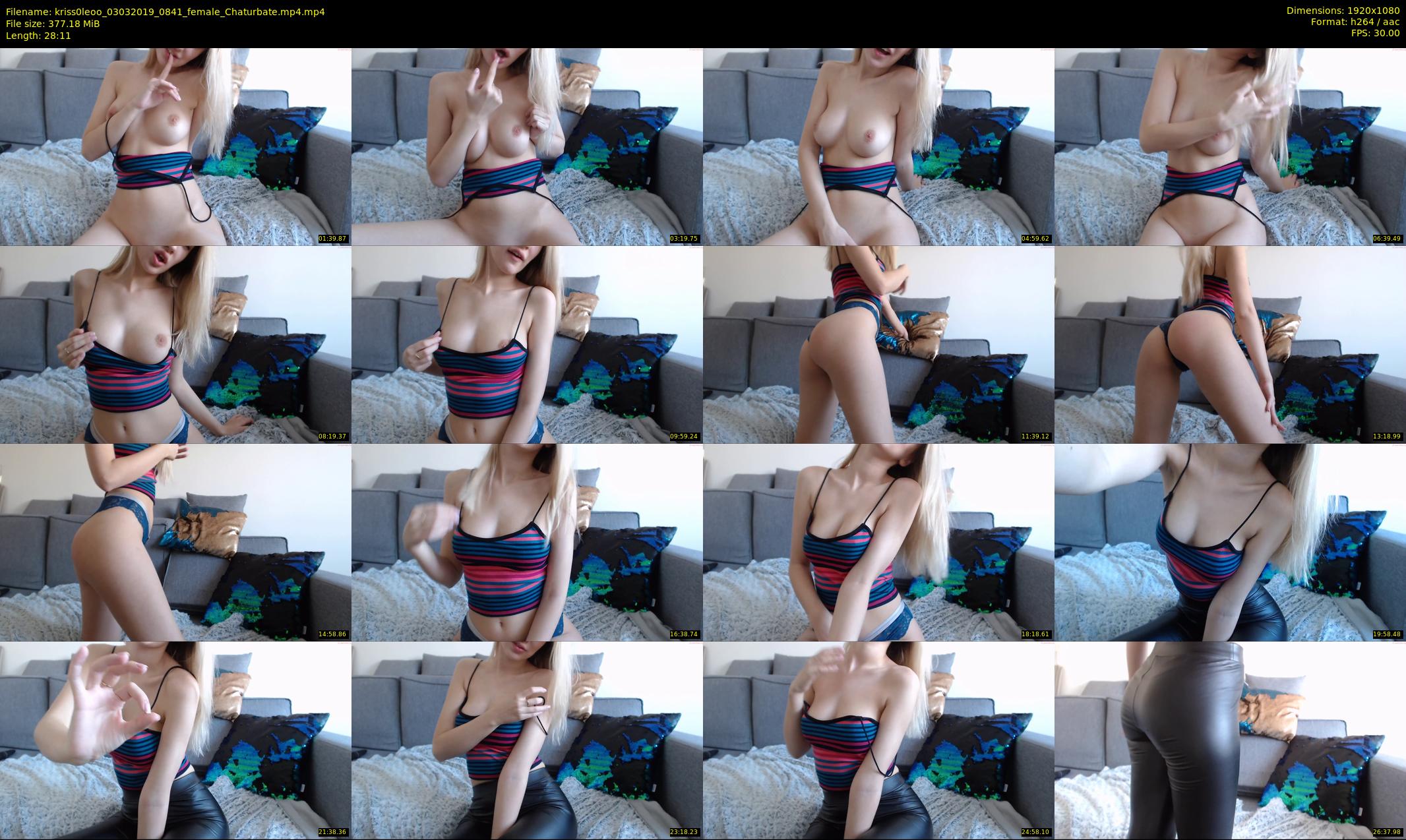 kriss0leoo — 29 minute Chaturbate couple cam show recording, 1080p, Mar 3, 2019