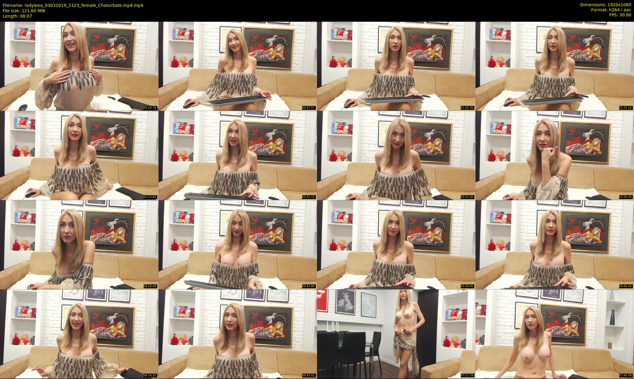 ladyleea — 9 minute Chaturbate female cam show recording, 1080p, Mar 3, 2019