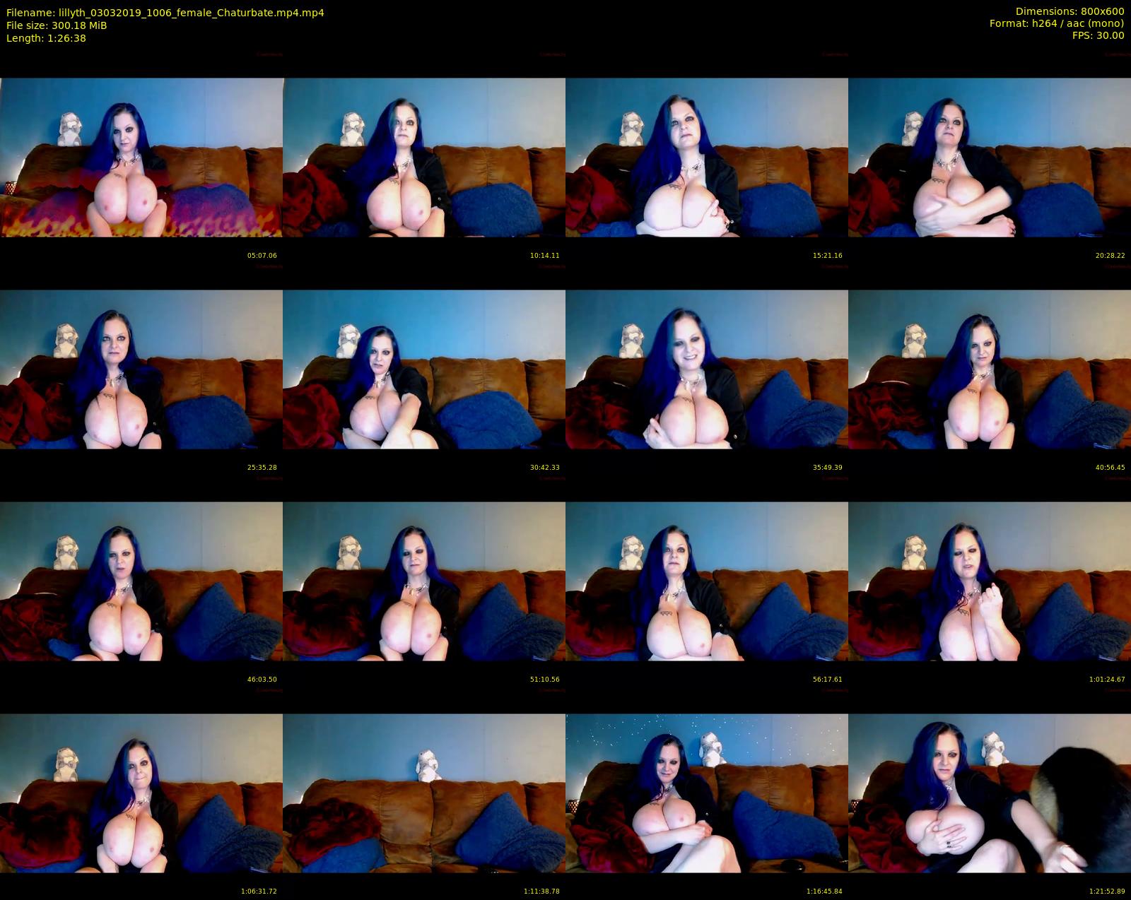 lillyth — 87 minute Chaturbate female cam show recording, 480p, Mar 3, 2019