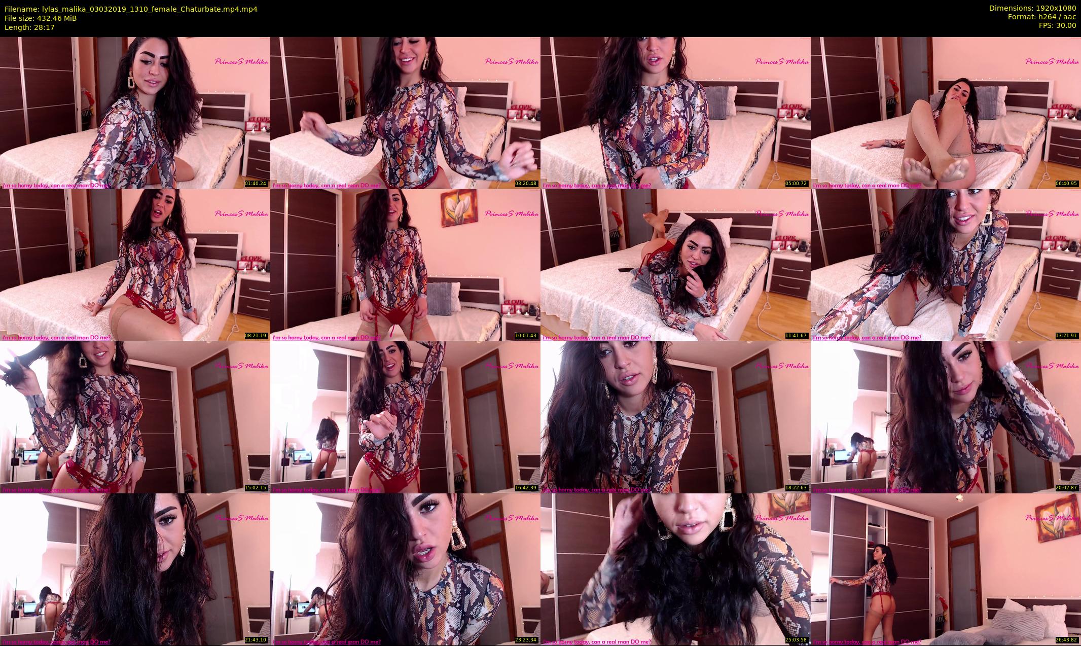 lylas_malika — 29 minute Chaturbate female cam show recording, 1080p, Mar 3, 2019