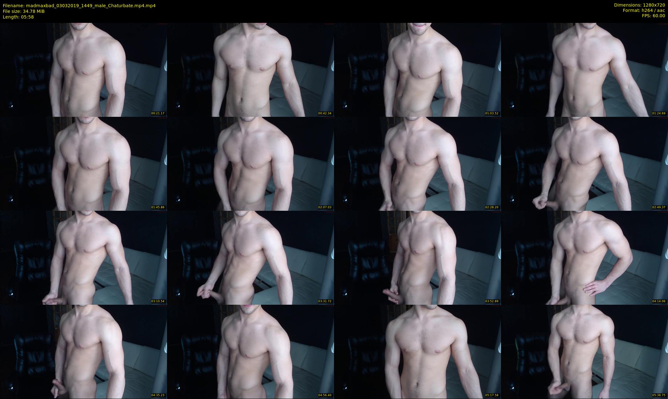 madmaxbad — 6 minute Chaturbate male cam show recording, 720p, Mar 3, 2019