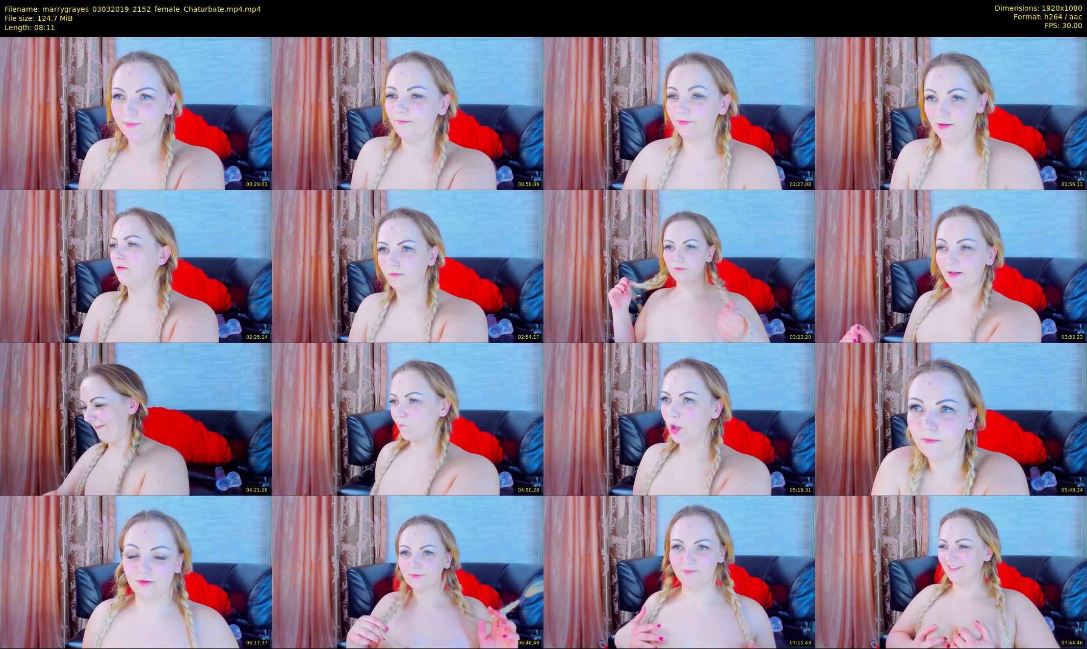 marrygrayes — 9 minute Chaturbate female cam show recording, 1080p, Mar 3, 2019